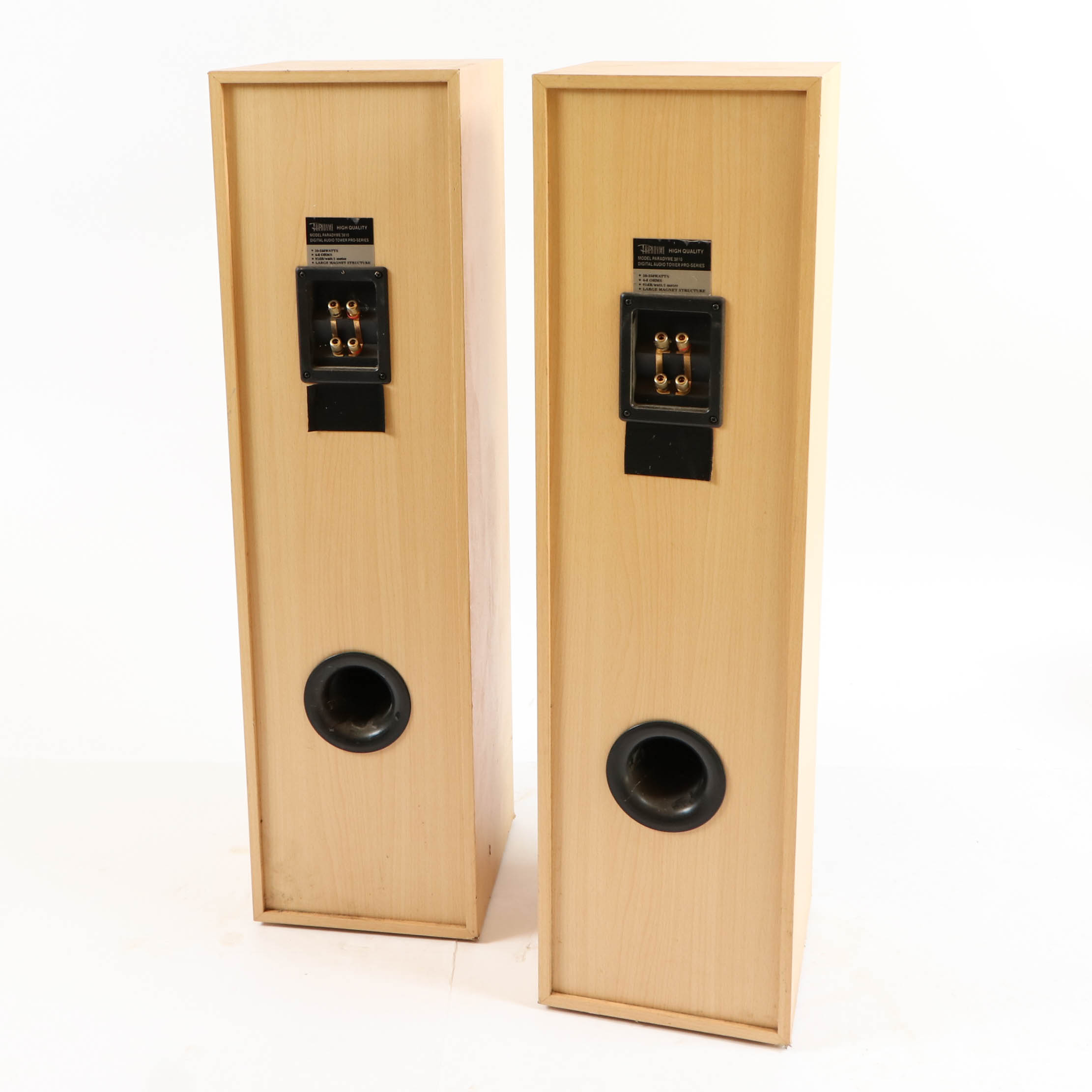 Paradyme Model 3810 ProSeries Digital Audio Tower Speakers EBTH