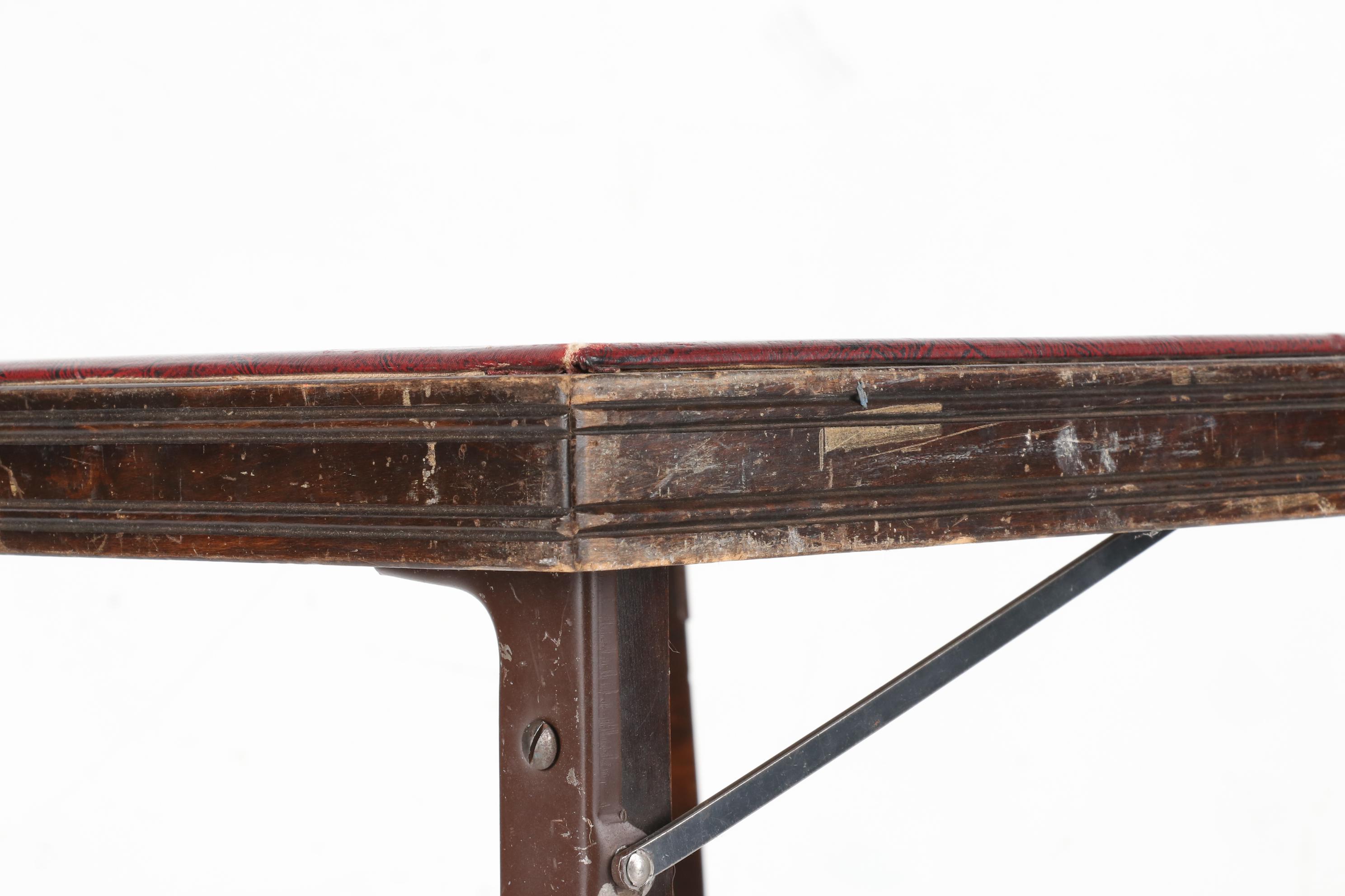 Louis Rastetter & Sons Co. "Solid Kumfort" Folding Card Table and Four