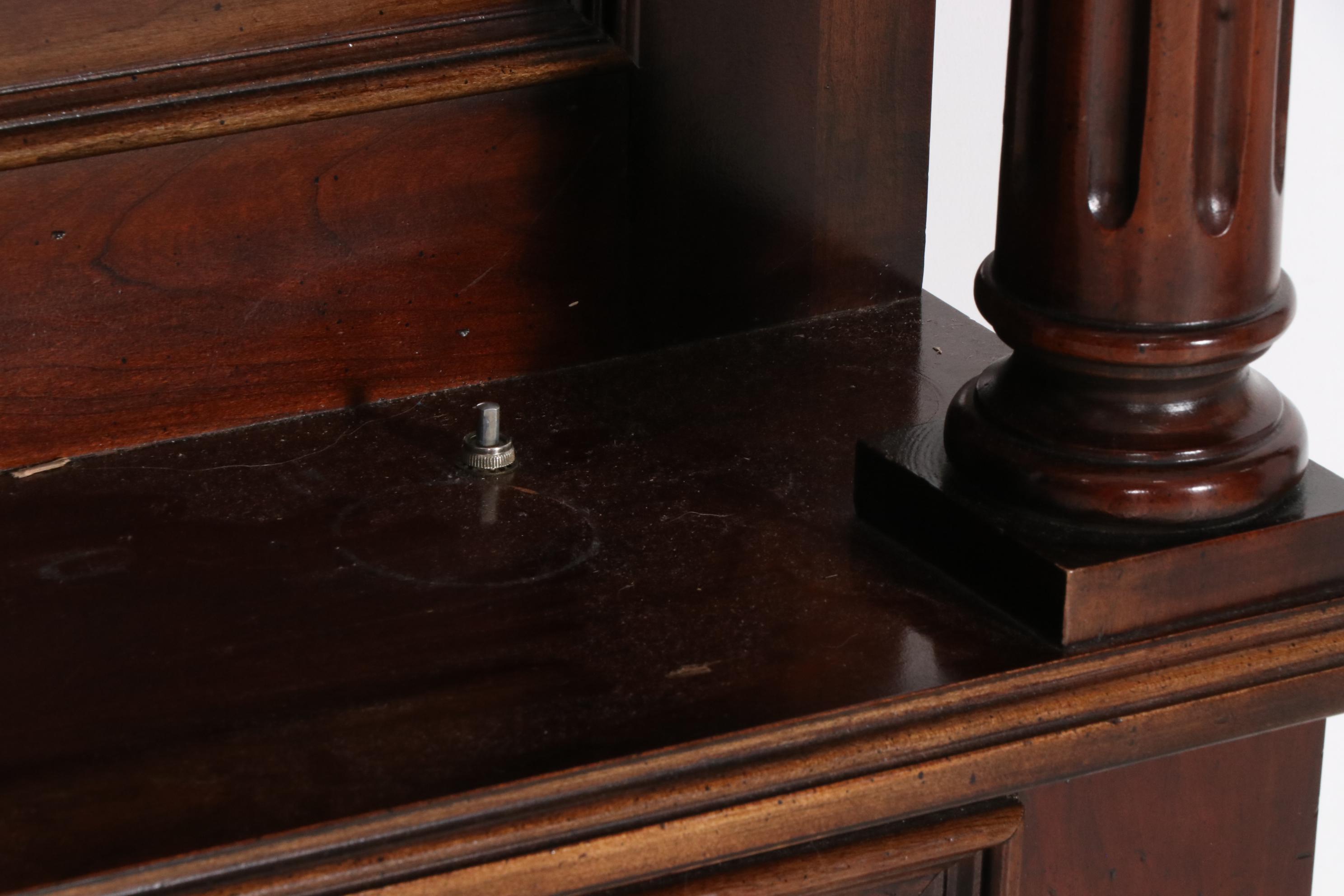 King Size Paneled Headboard with Reading Lights, Late 21st Century EBTH