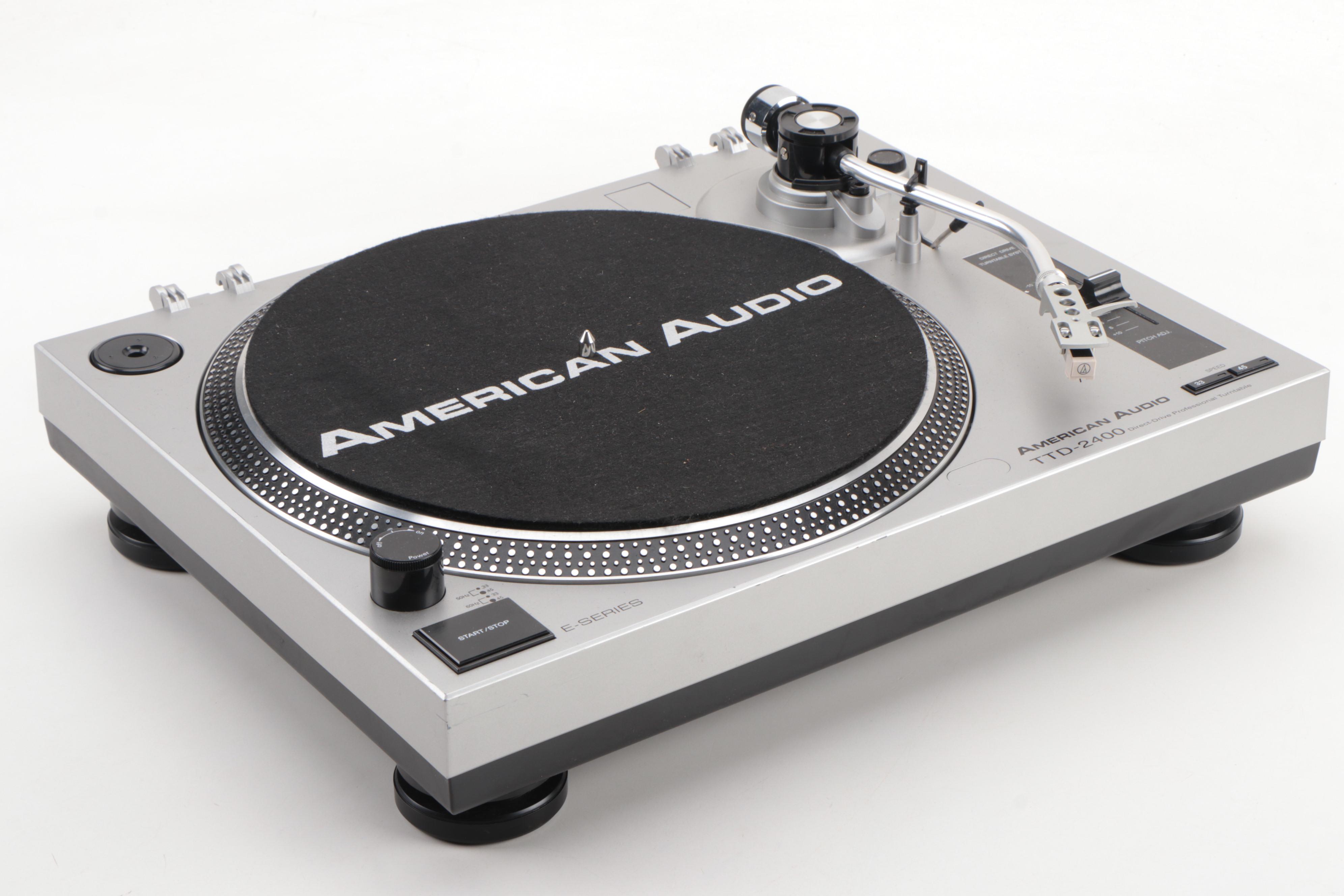 American Audio TTD2400 Direct Drive Turntable EBTH