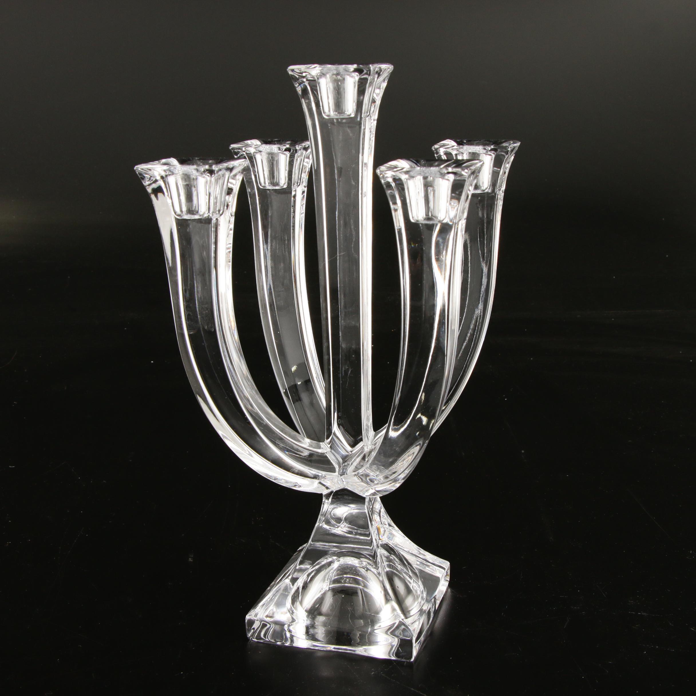 Marquis by Waterford Candlesticks, Nachtmann Candelabra, and Other