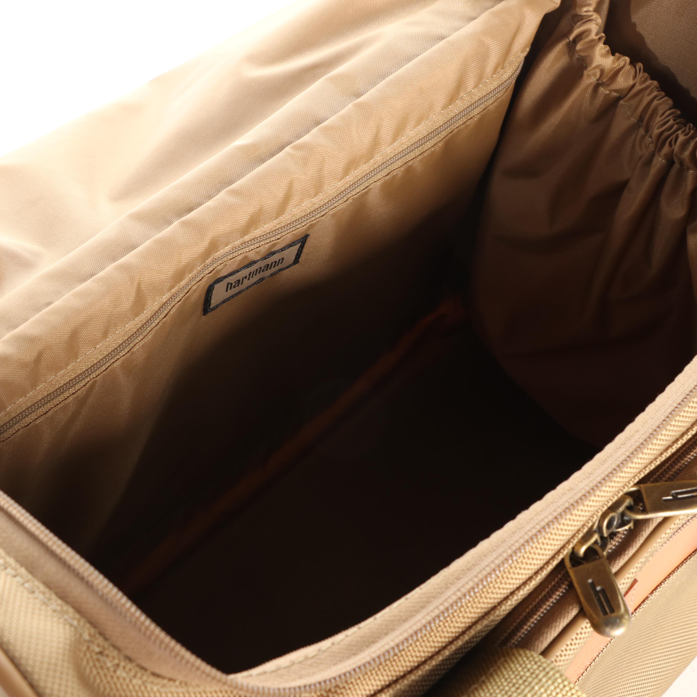 Hartmann Luggage CarryOn and TwoWheeled SoftSide Suitcase in Khaki Canvas EBTH