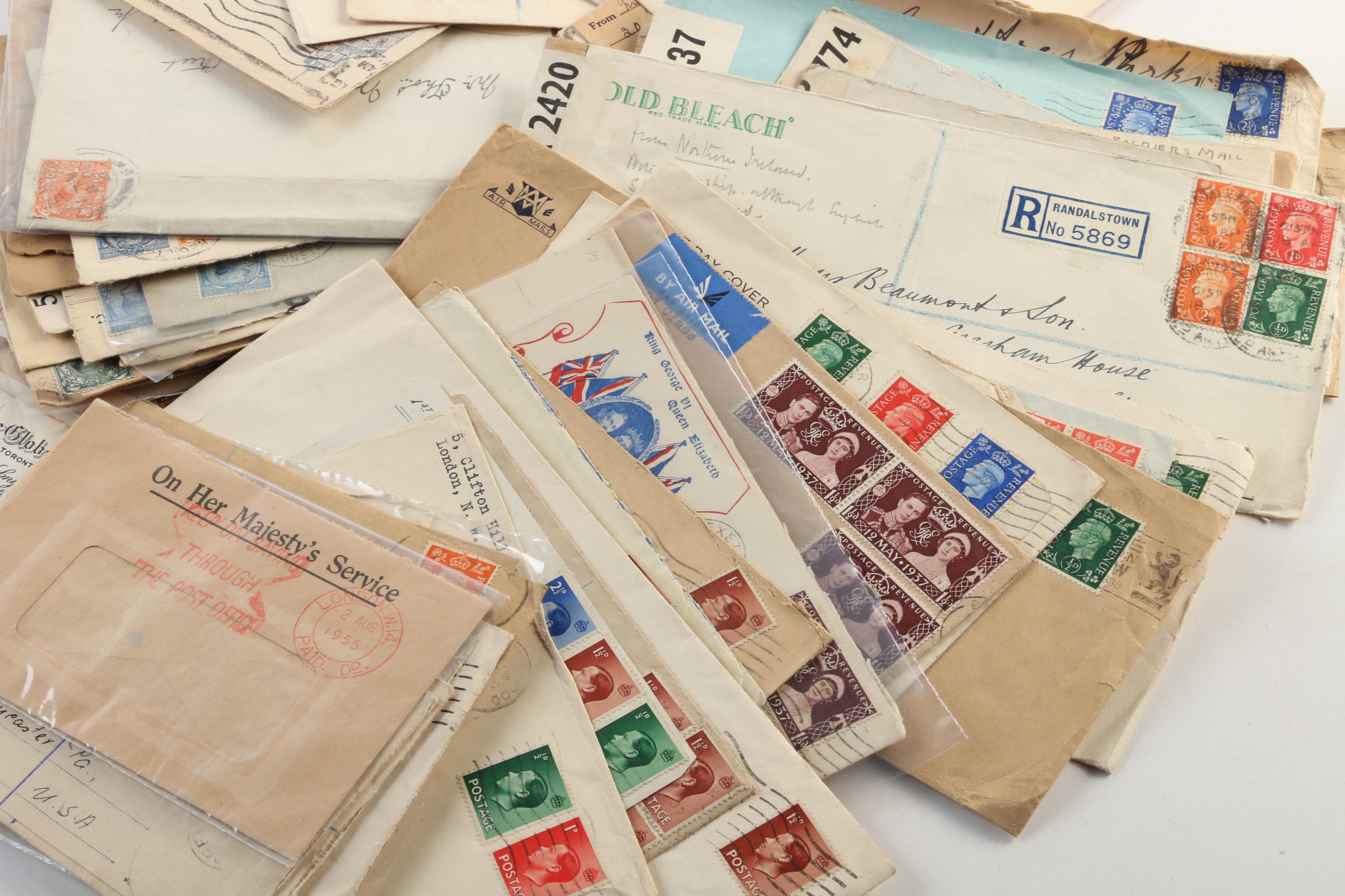 Over 325 British Postage Stamp Covers, 19th and 20th Centuries EBTH