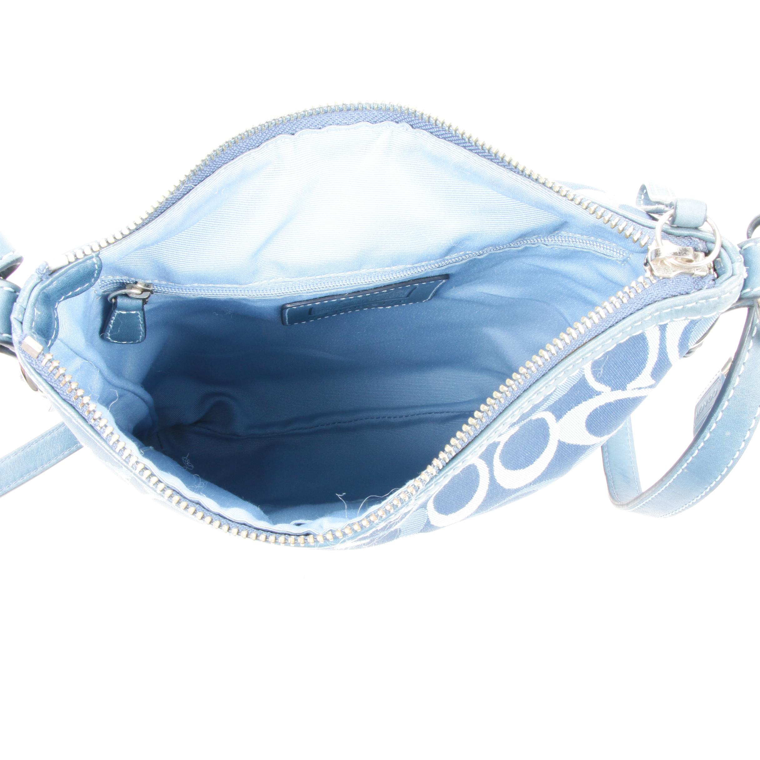 Coach Canvas, Leather and Suede Crossbody Bag EBTH