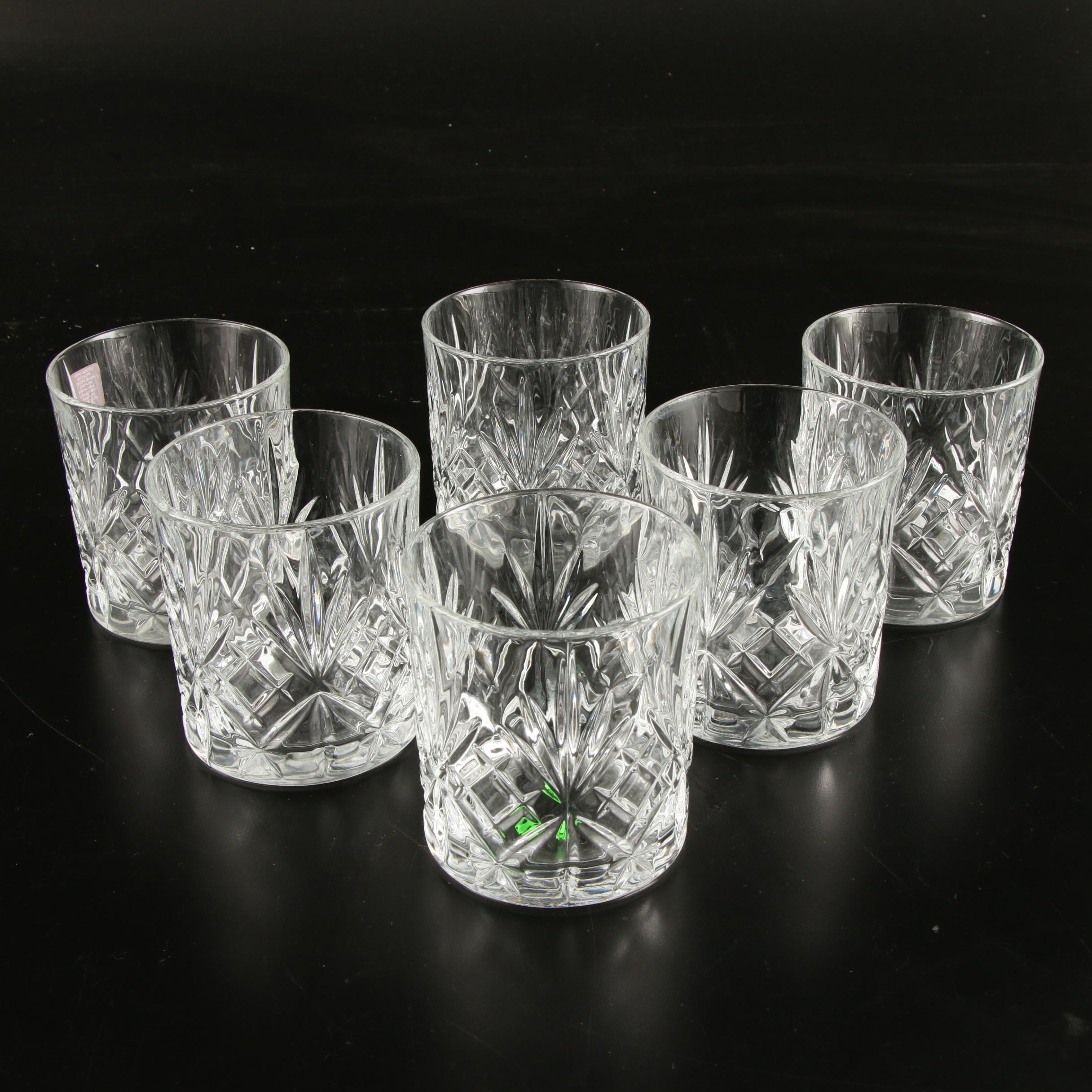 RCR Cristalleria Italiana Crystal Old Fashioned Glasses and Decanter EBTH