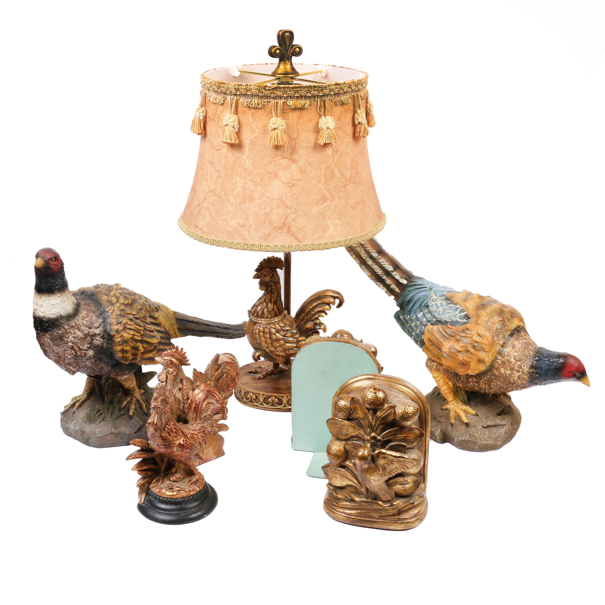 bird themed table lamps