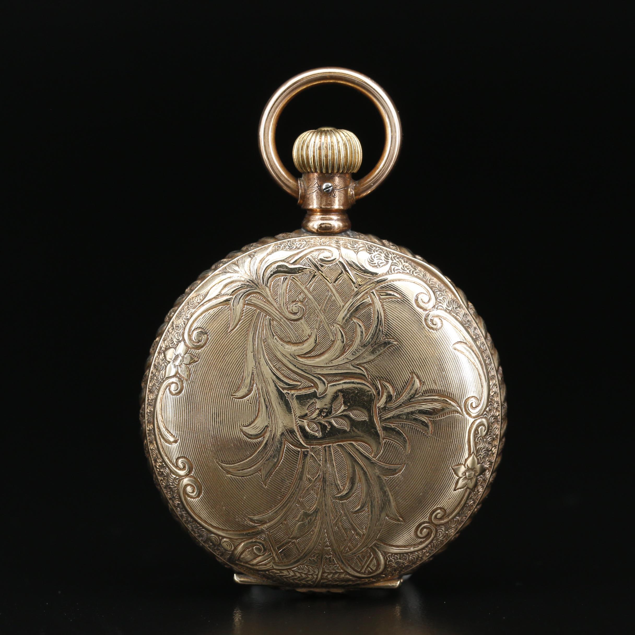 Antique Columbia Gold Filled Hunting Case Pocket Watch, Circa 1897 EBTH