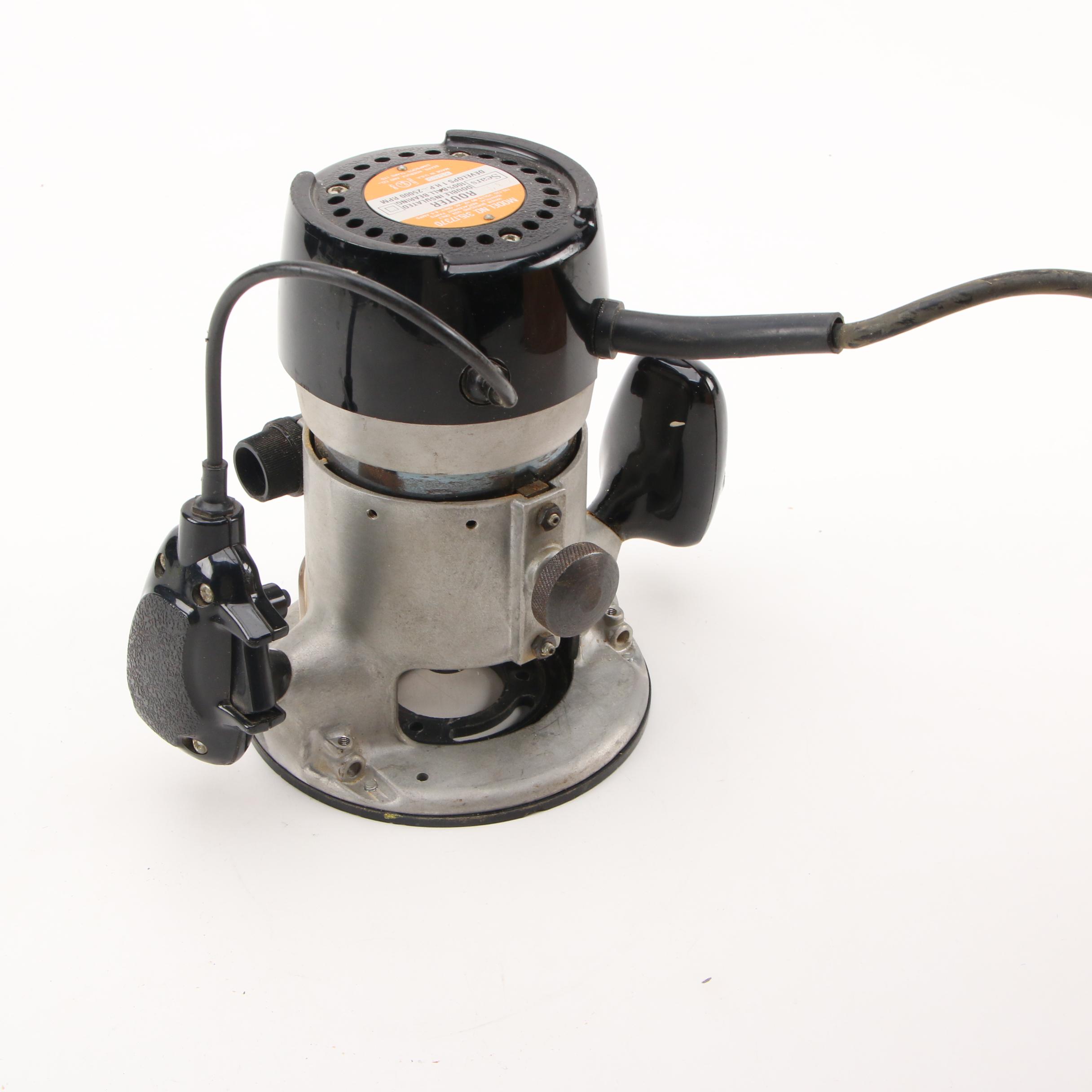 Craftsman Commercial Router with Mastergrip Bit Set EBTH