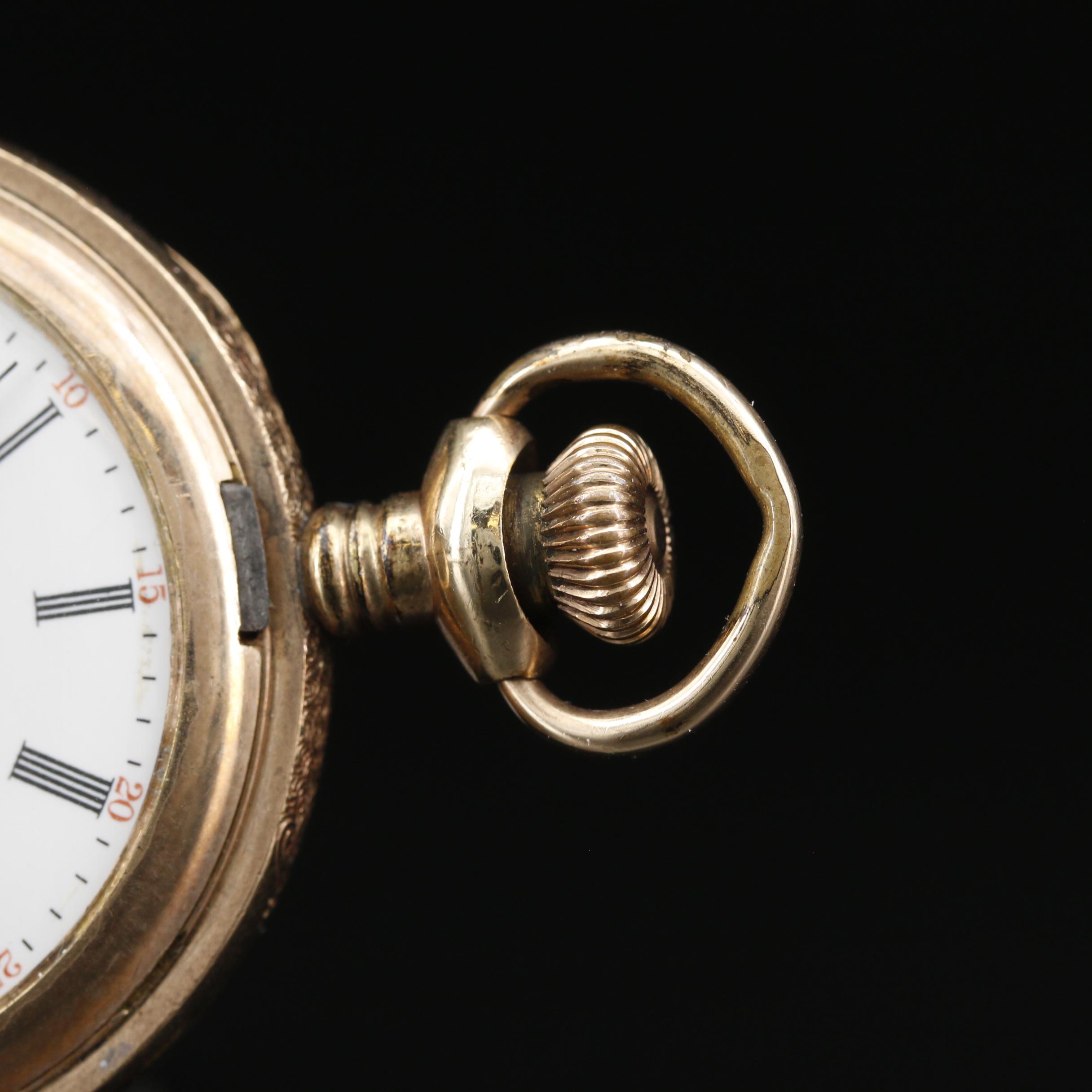 1903 Elgin Gold Filled Hunting Case Pocket Watch EBTH