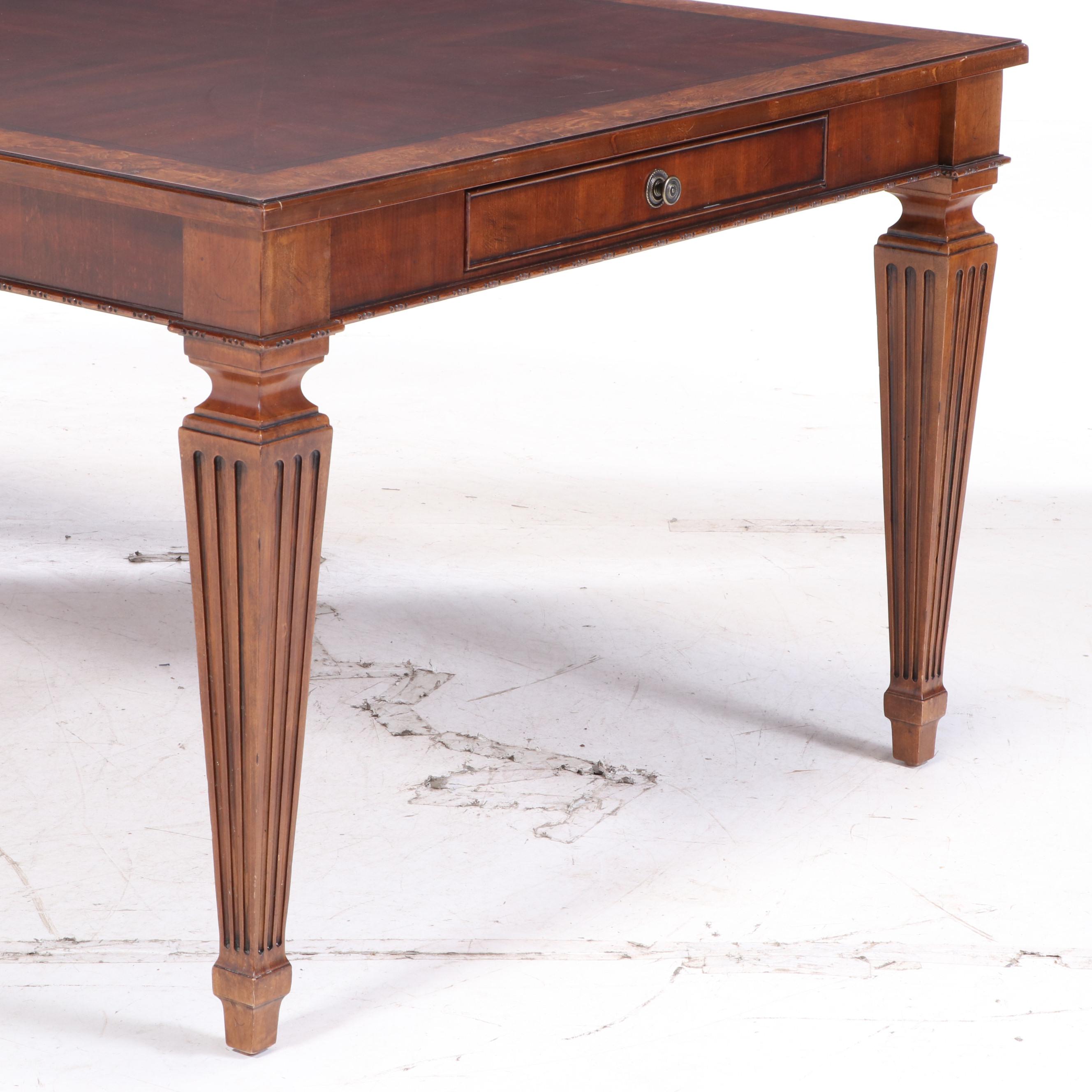 Ethan Allen "Goodwin" Dining Table and Eight "Adison" Chairs EBTH