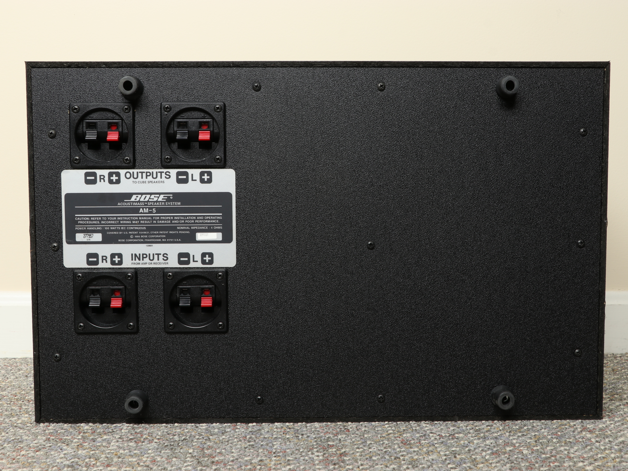 Bose Acoustimass AM5 Speaker System EBTH