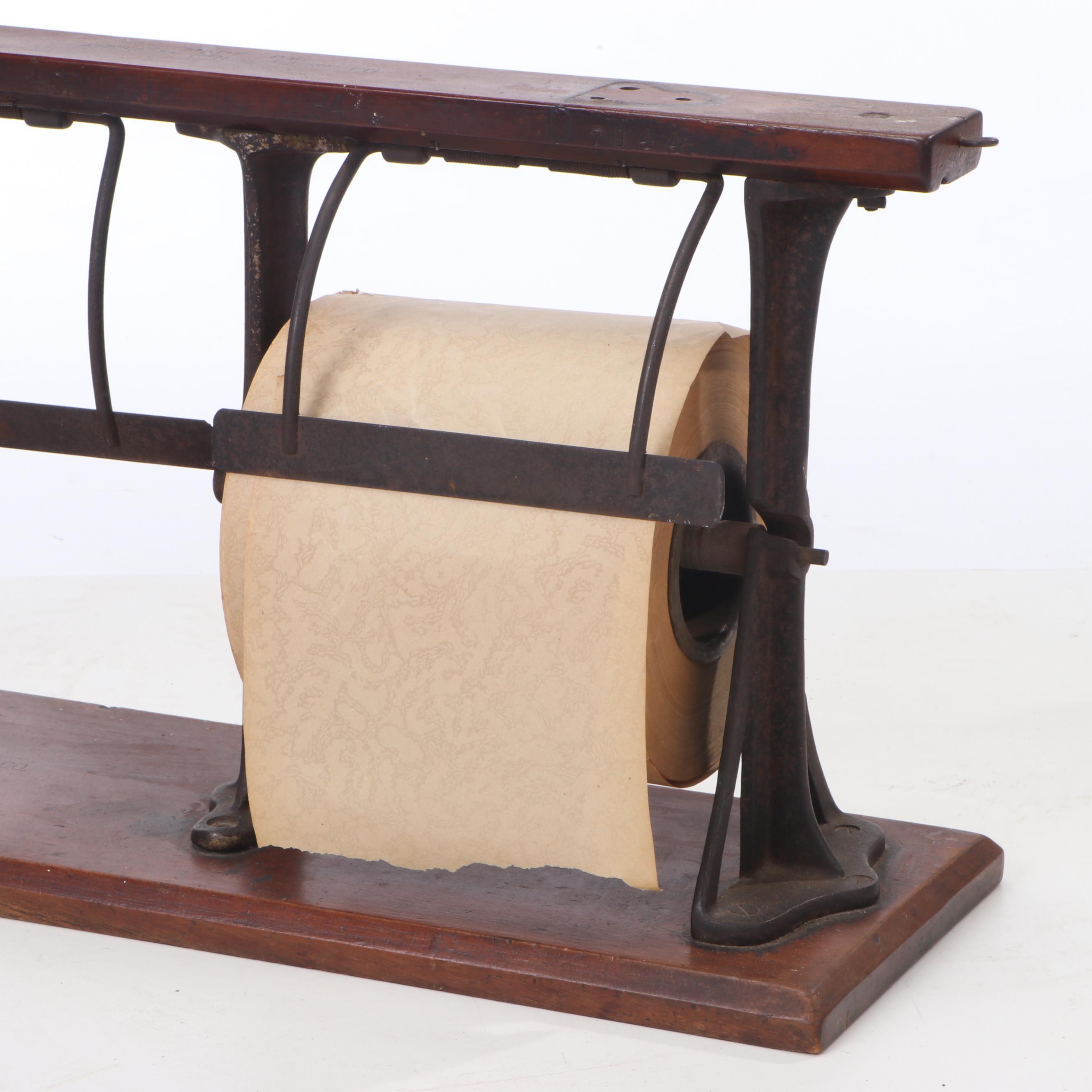 American Roll Paper Co. Double Roll Paper Cutter, Late 19th to Early