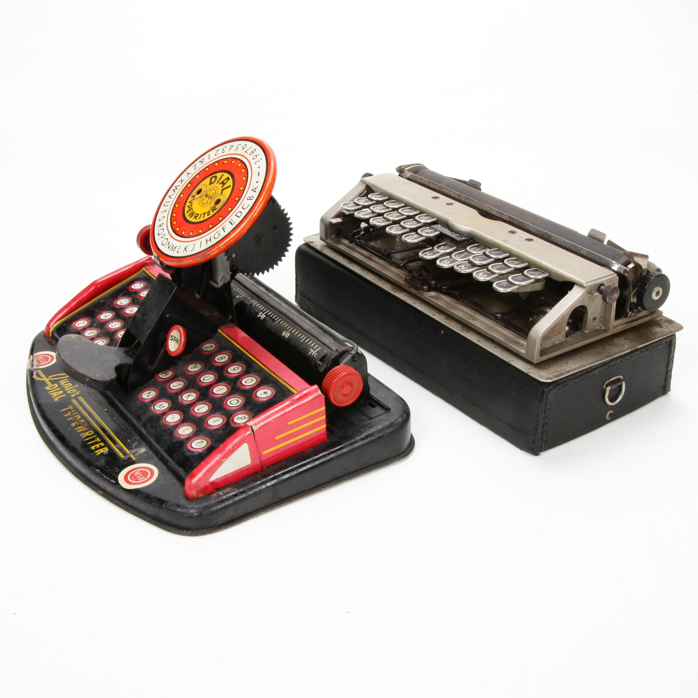 Junior and Junior Dial Typewriters EBTH