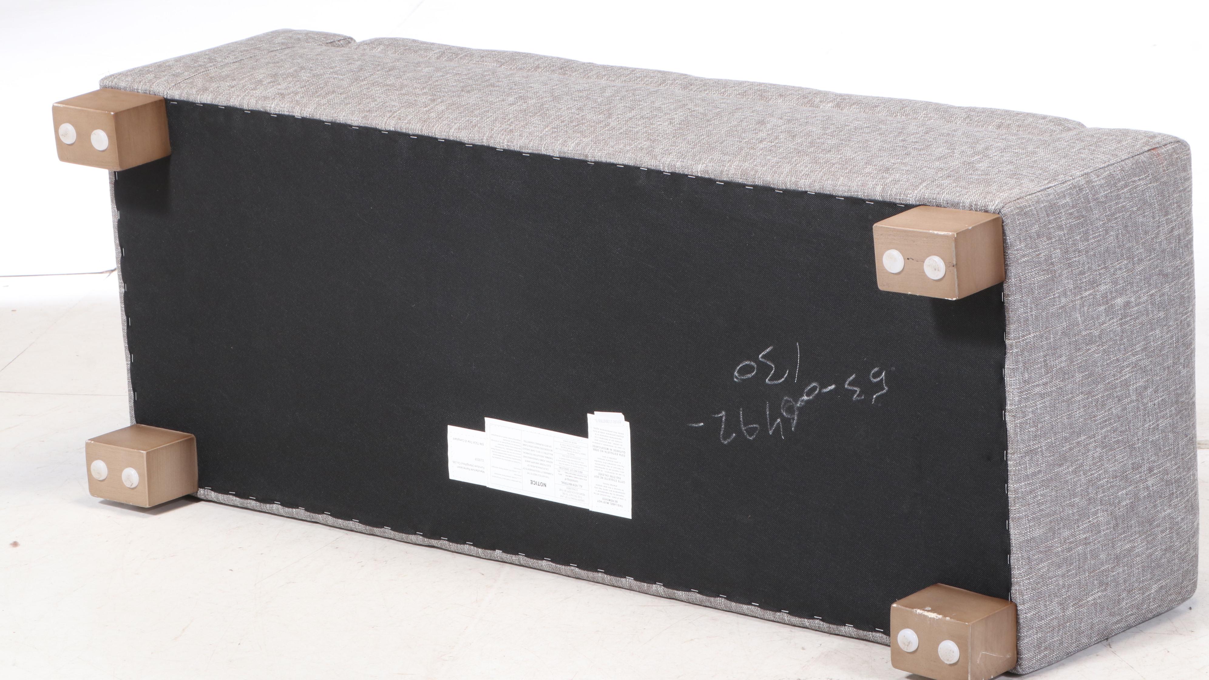 Jason Furniture Co. Upholstered LiftSeat Storage Ottoman EBTH