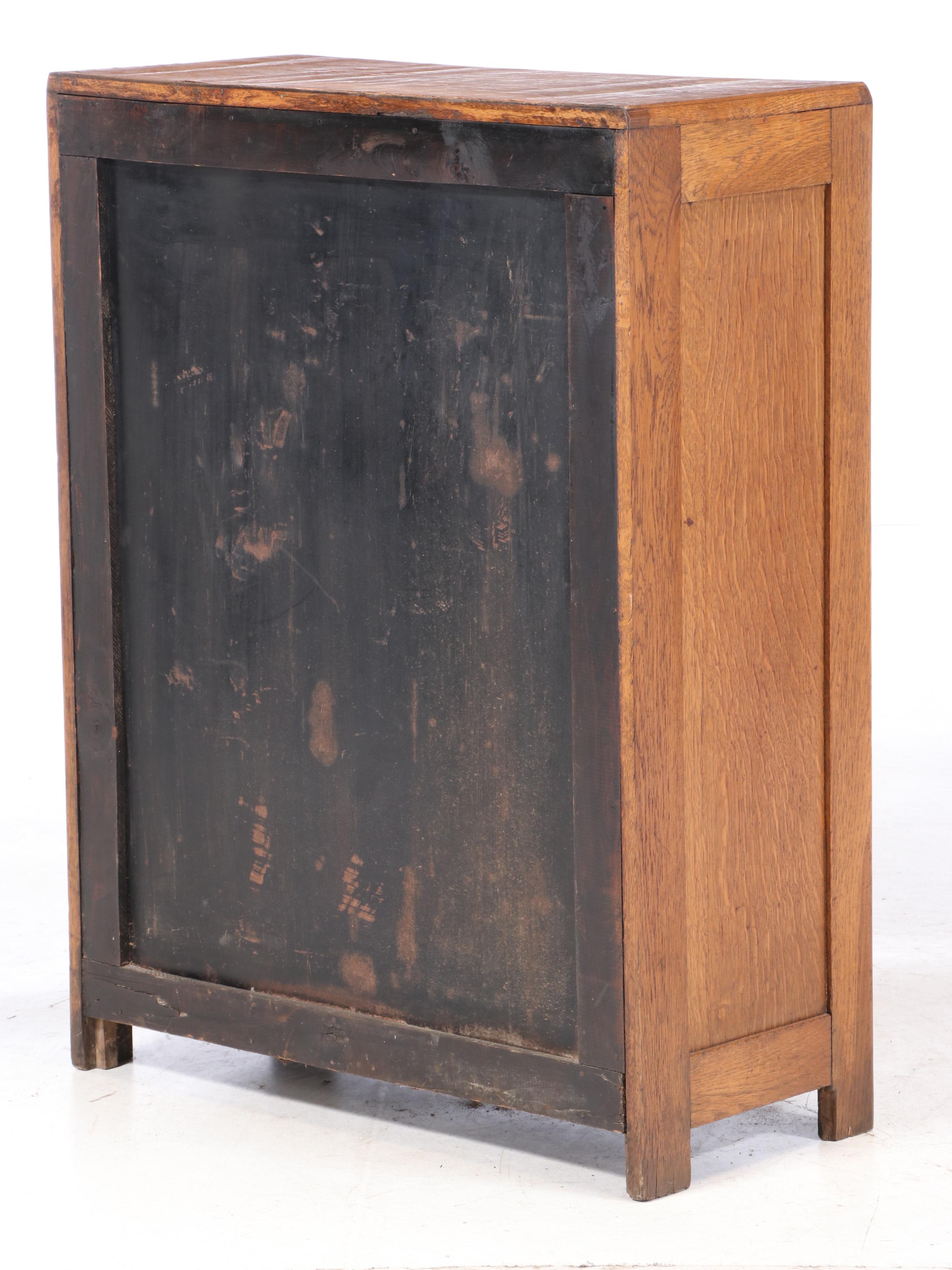 Hobart Brothers Oak MultiDrawer Card Catalog Filing EBTH