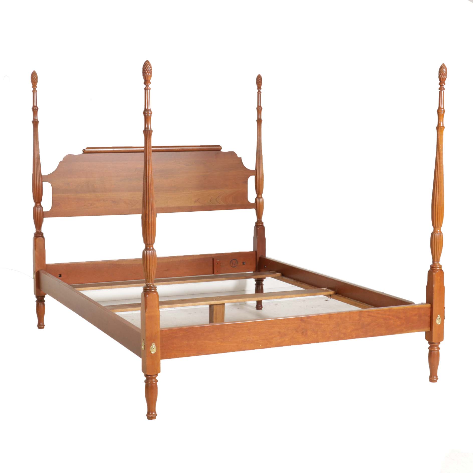 Waterford Furniture Federal Style Cherry Queen Size FourPoster Bed EBTH