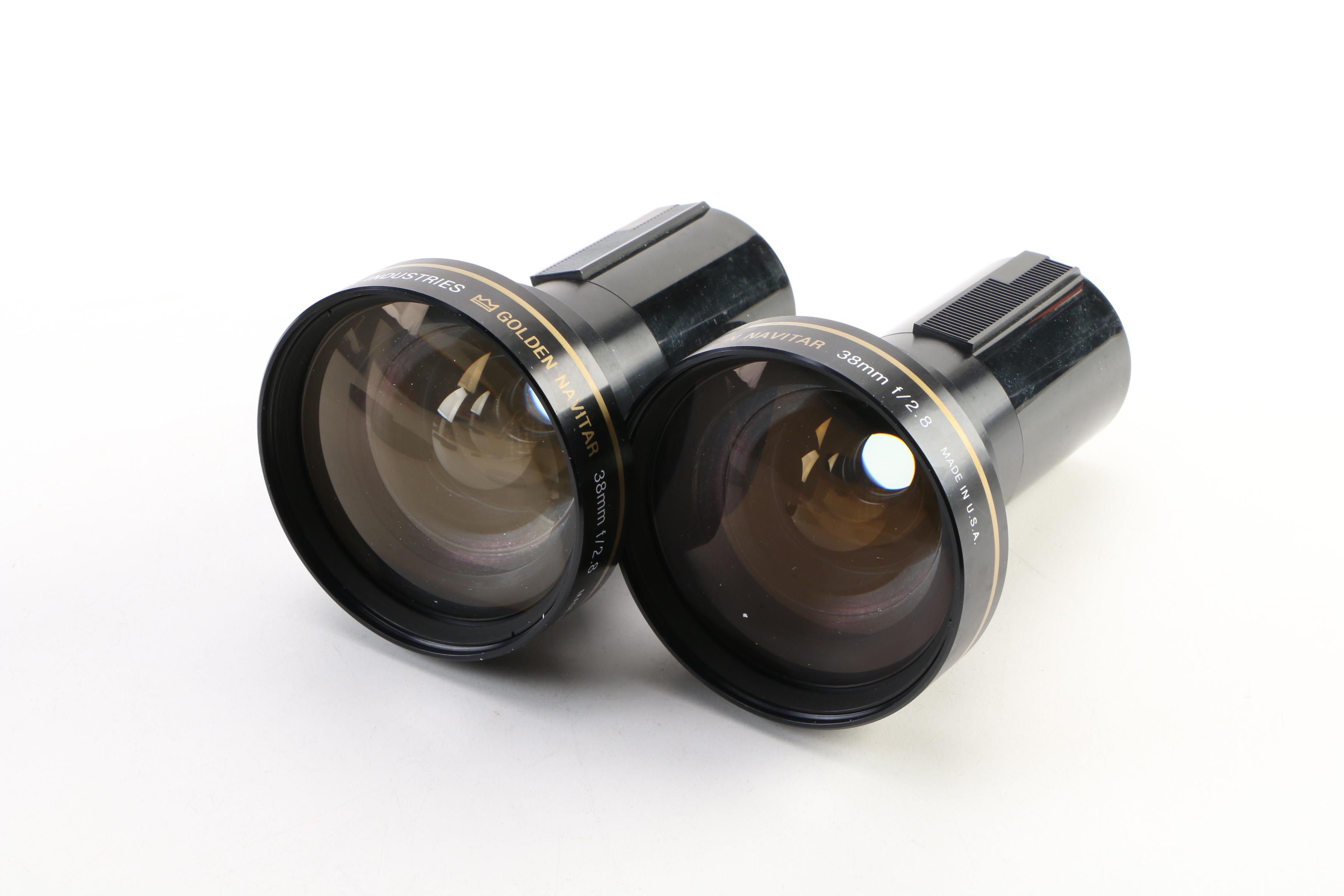 D. O. Industries Golden Navitar Slide Projection Lenses EBTH