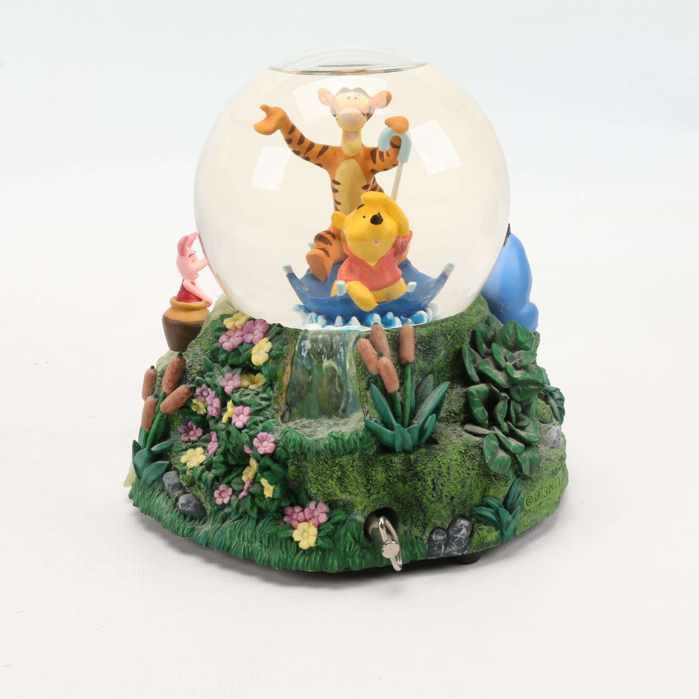 Disney "Winnie the Pooh" and "Hercules" Snow Globe Music Boxes EBTH
