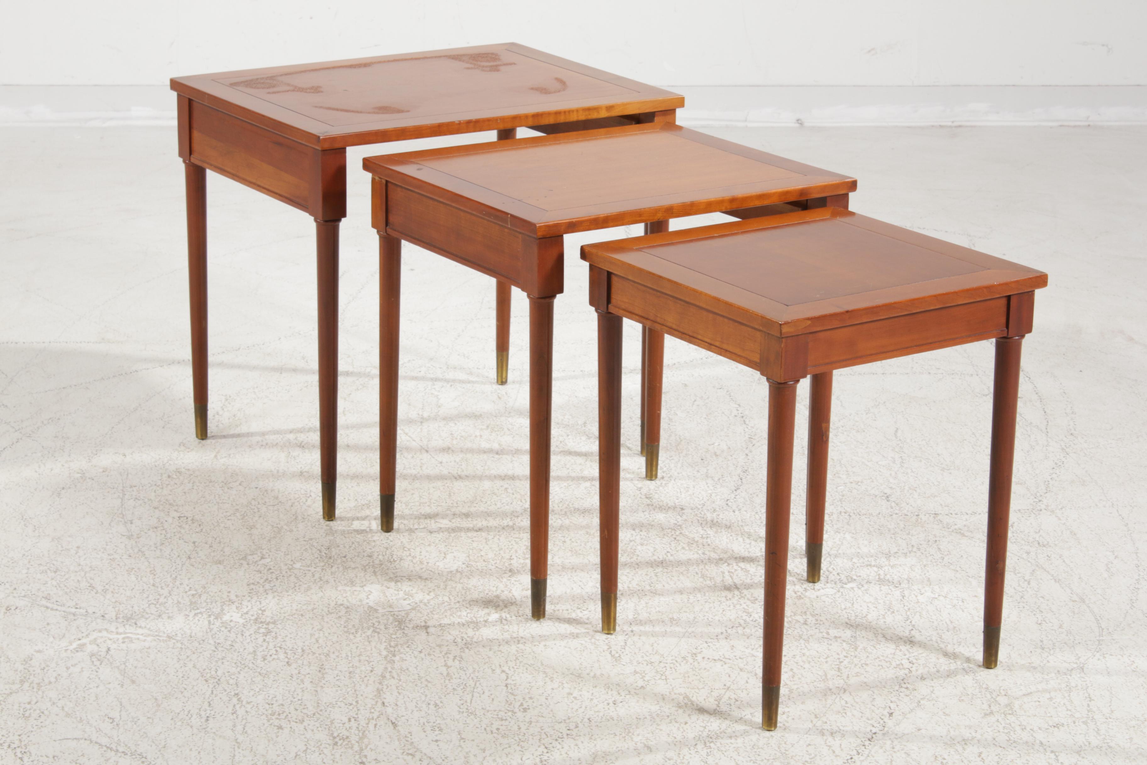 Brandt Wood Nesting Tables EBTH