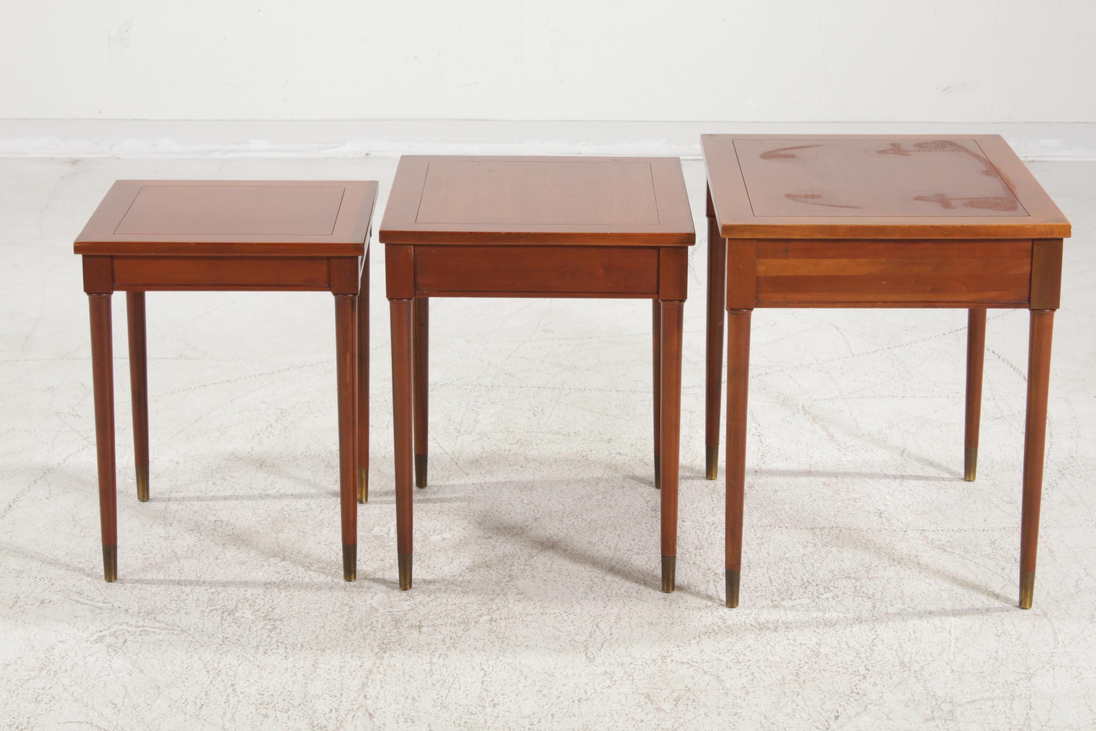 Brandt Wood Nesting Tables EBTH