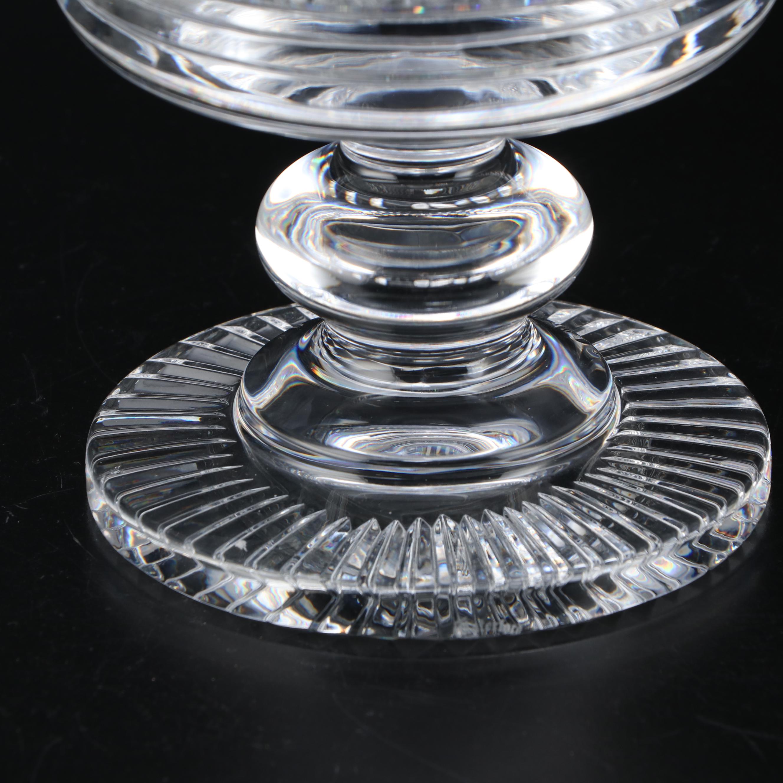 Waterford Crystal Pedestal Vase with Sawtooth Rim EBTH