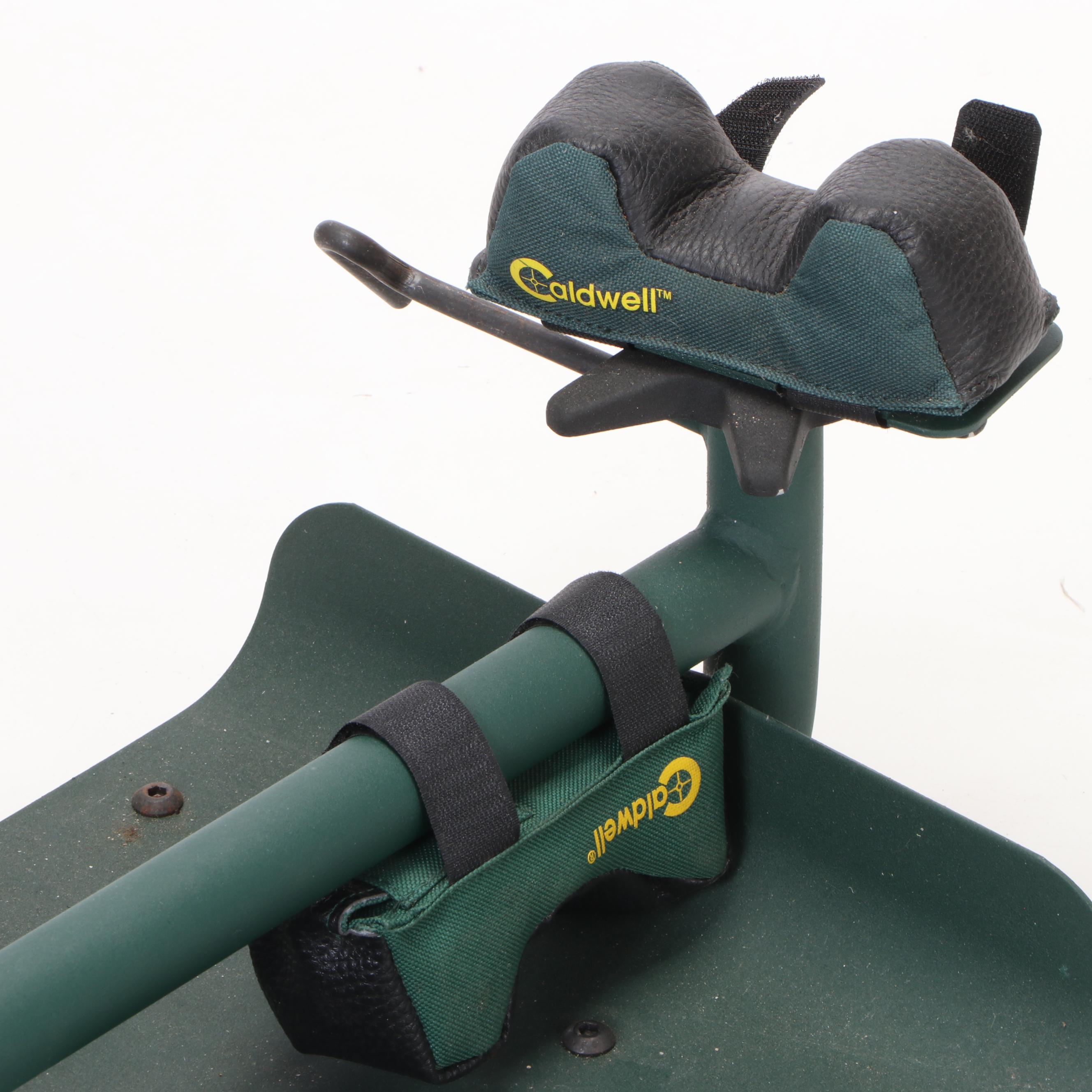 Caldwell "Lead Sled" Adjustable Shooting Rest, and Lyman Revolution Gun