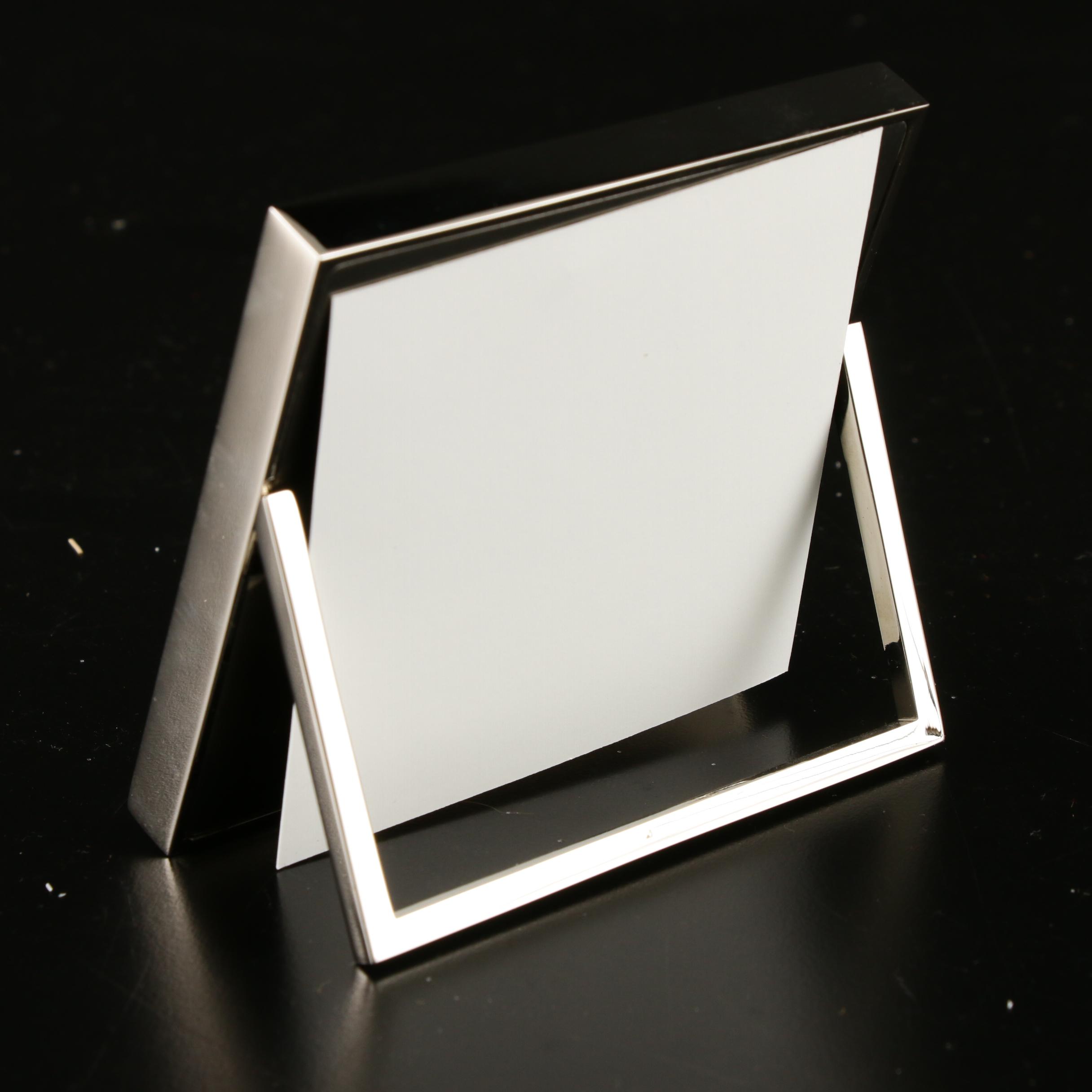 Swarovski Crystal "Lotus" Candle Holders and St. John Clock EBTH