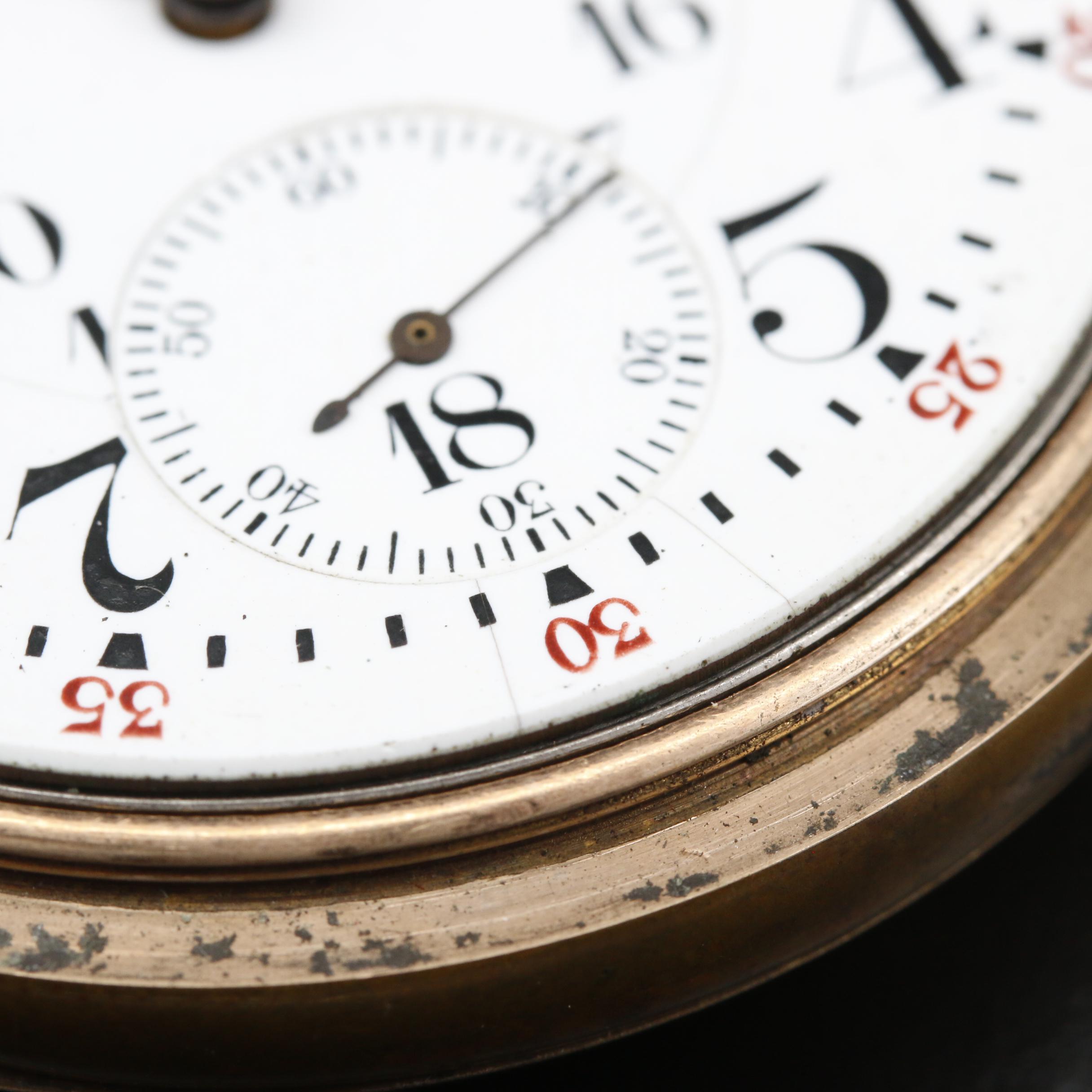 1907 Waltham "Canadian Dial" Gold Filled Pocket Watch EBTH