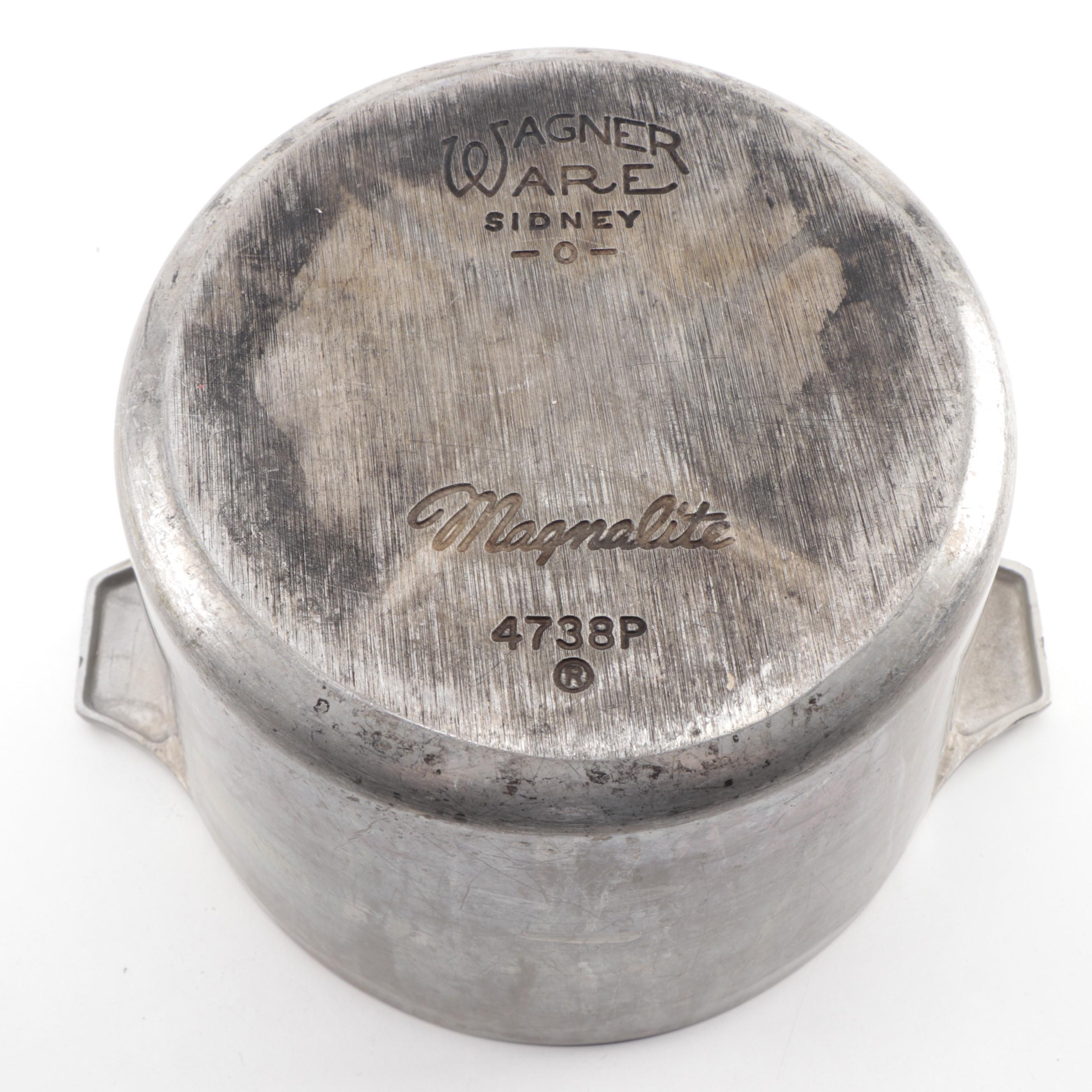 Wagner Ware Cast Aluminum Stockpot and Majestic Cookware Dutch Oven