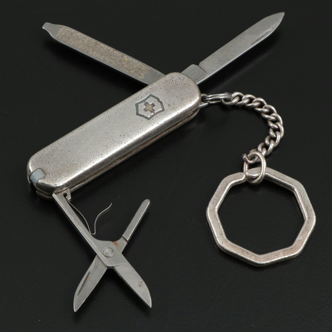 Tiffany & Co. Sterling Silver Swiss Army Knife Key Chain | EBTH