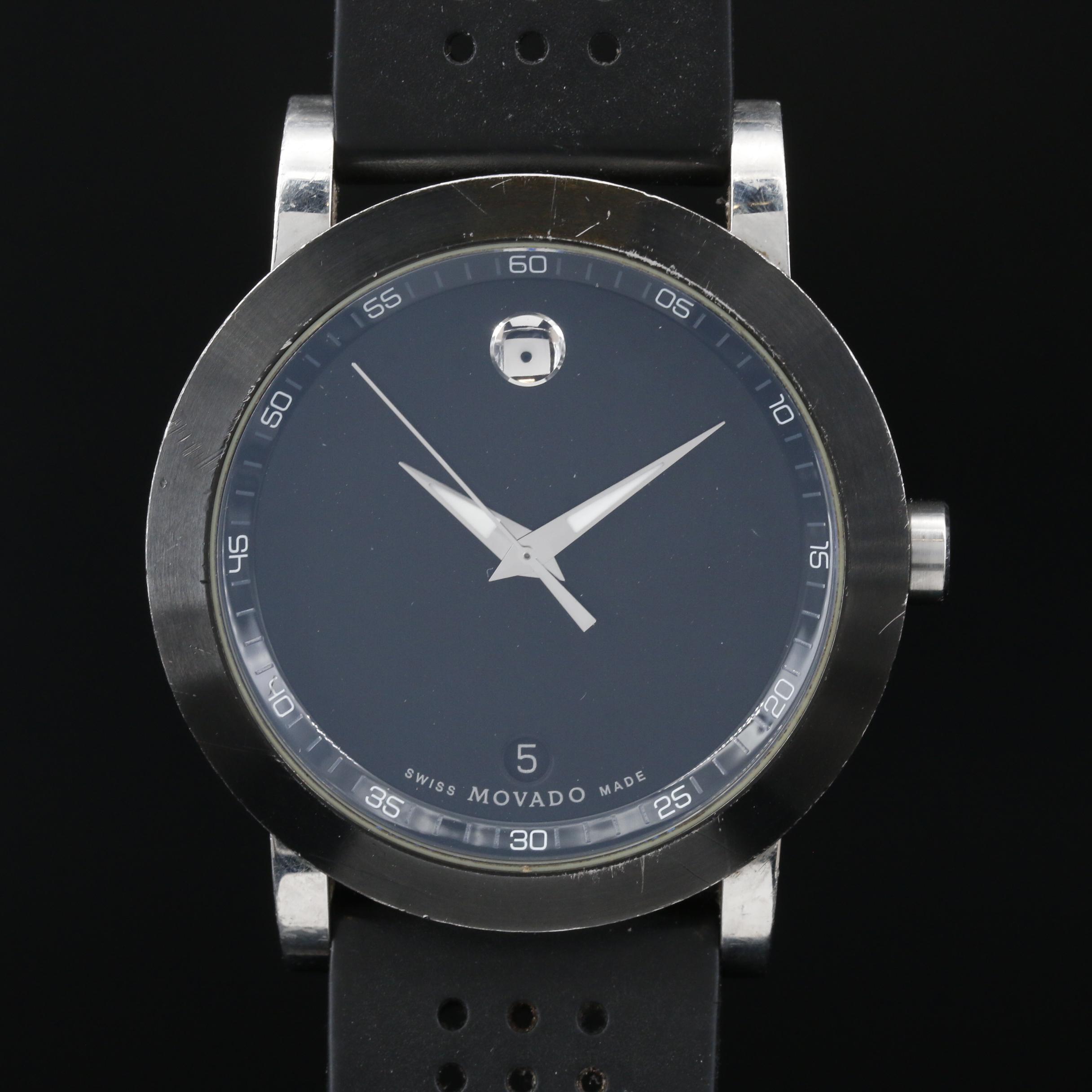 movado museum sport stainless steel