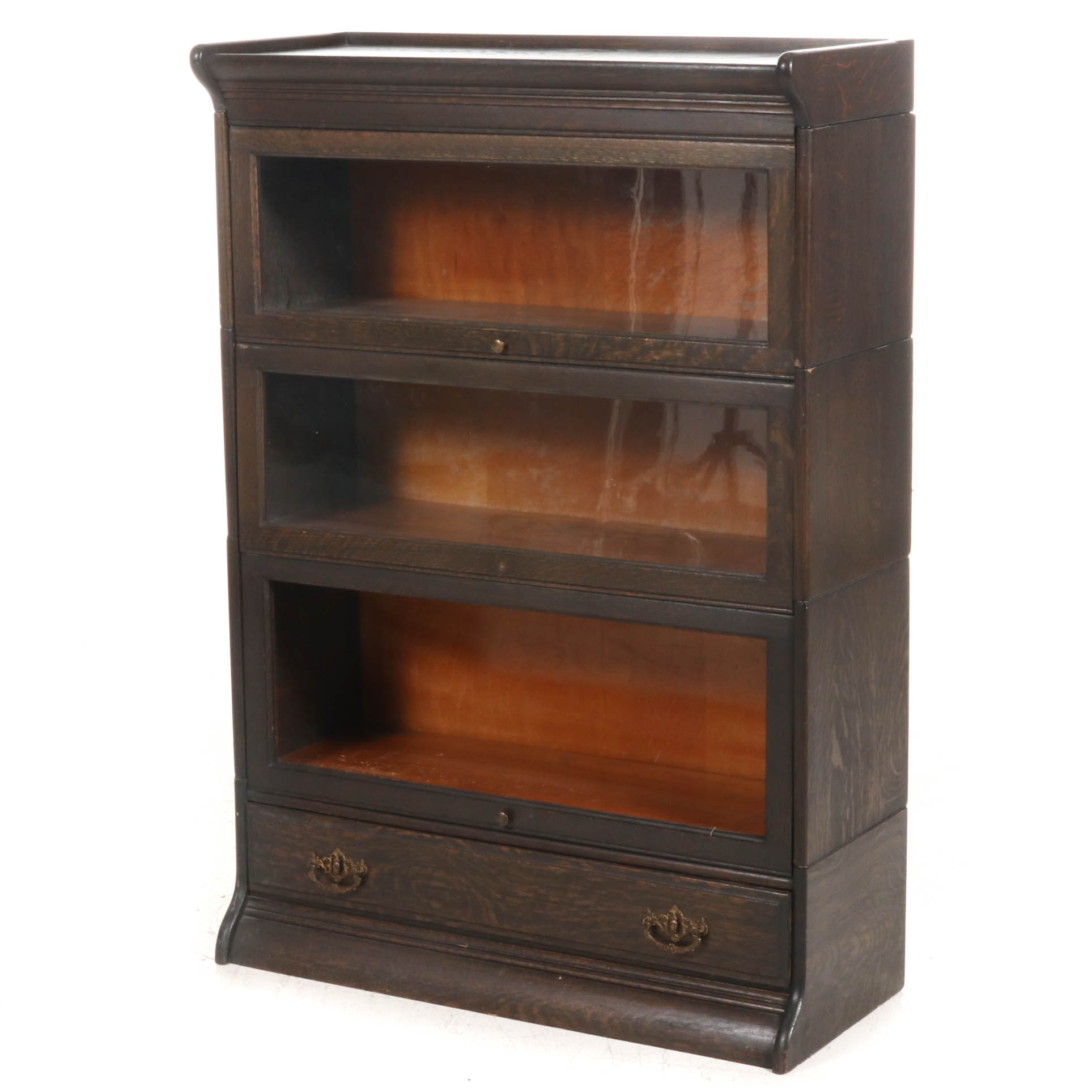 Grand Rapids Michigan Oak Barrister's Bookcase, Early 20th Century EBTH