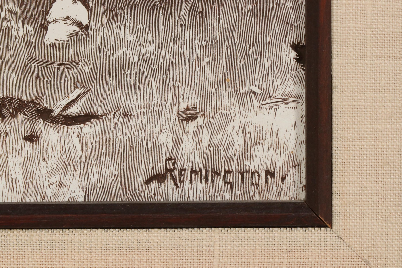 Etched Relief Printing Plate after Frederic Remington | EBTH