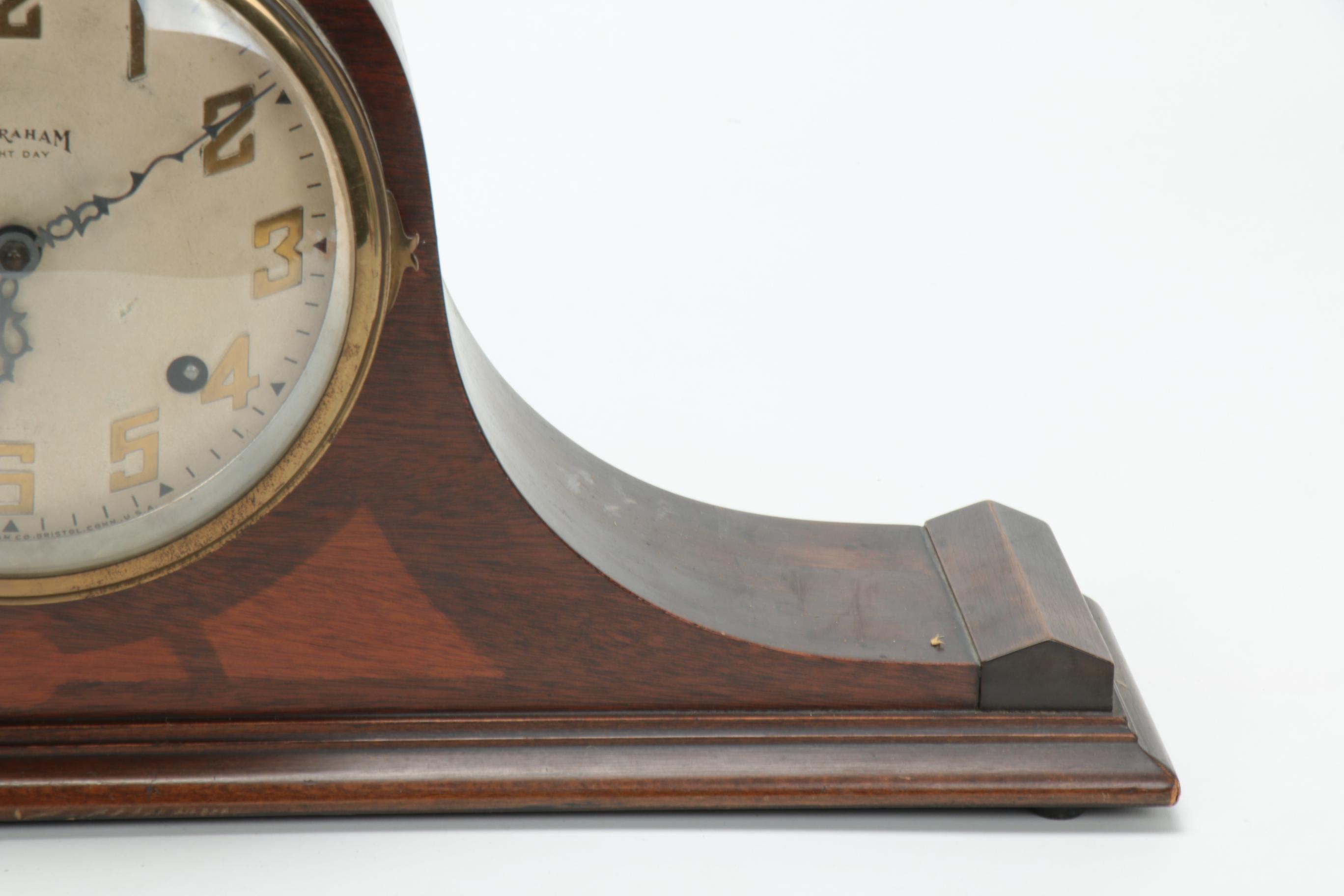 Ingraham Duplex Hermes Mantel Clock, Early 20th Century EBTH