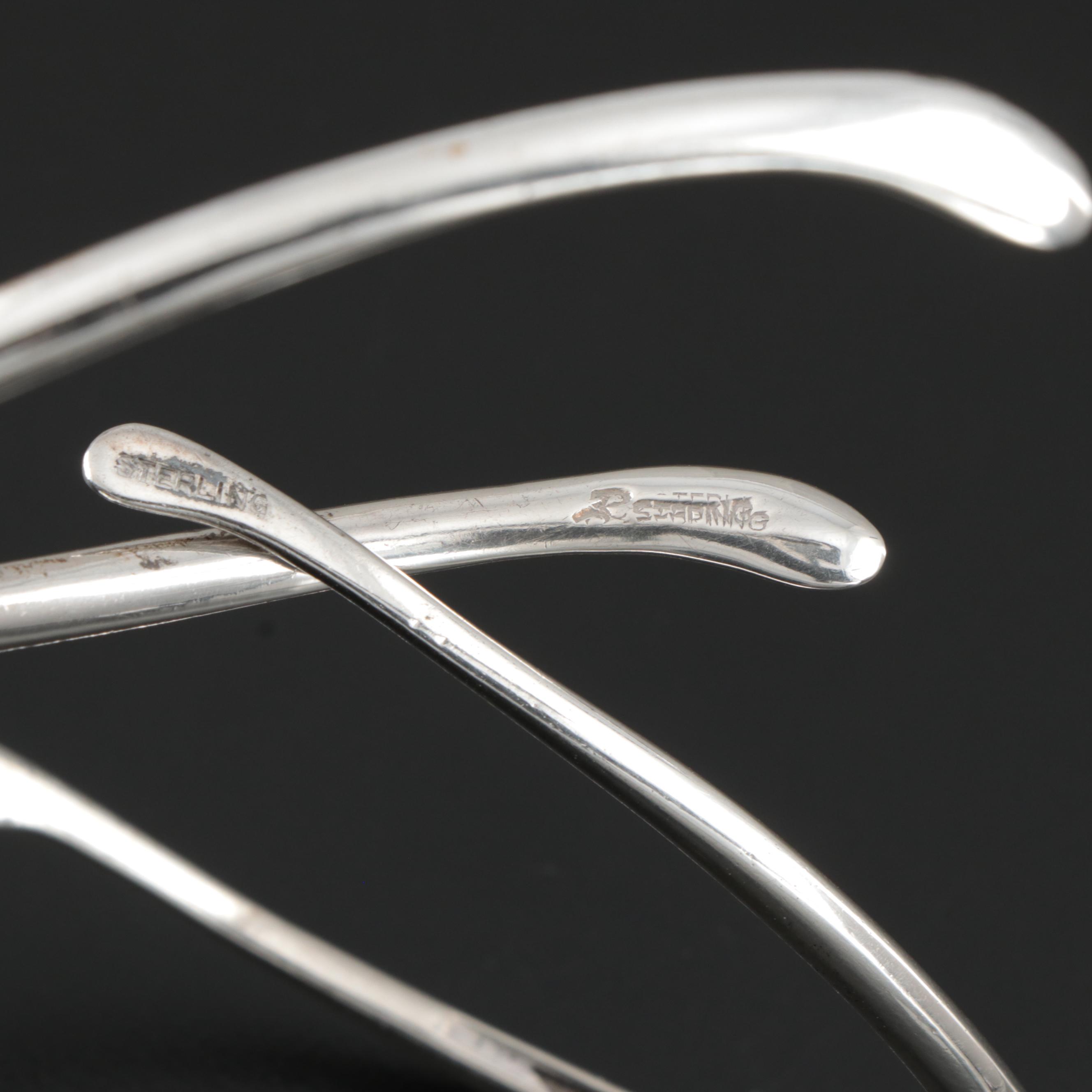 Sterling Silver Wishbone Sugar Tongs EBTH