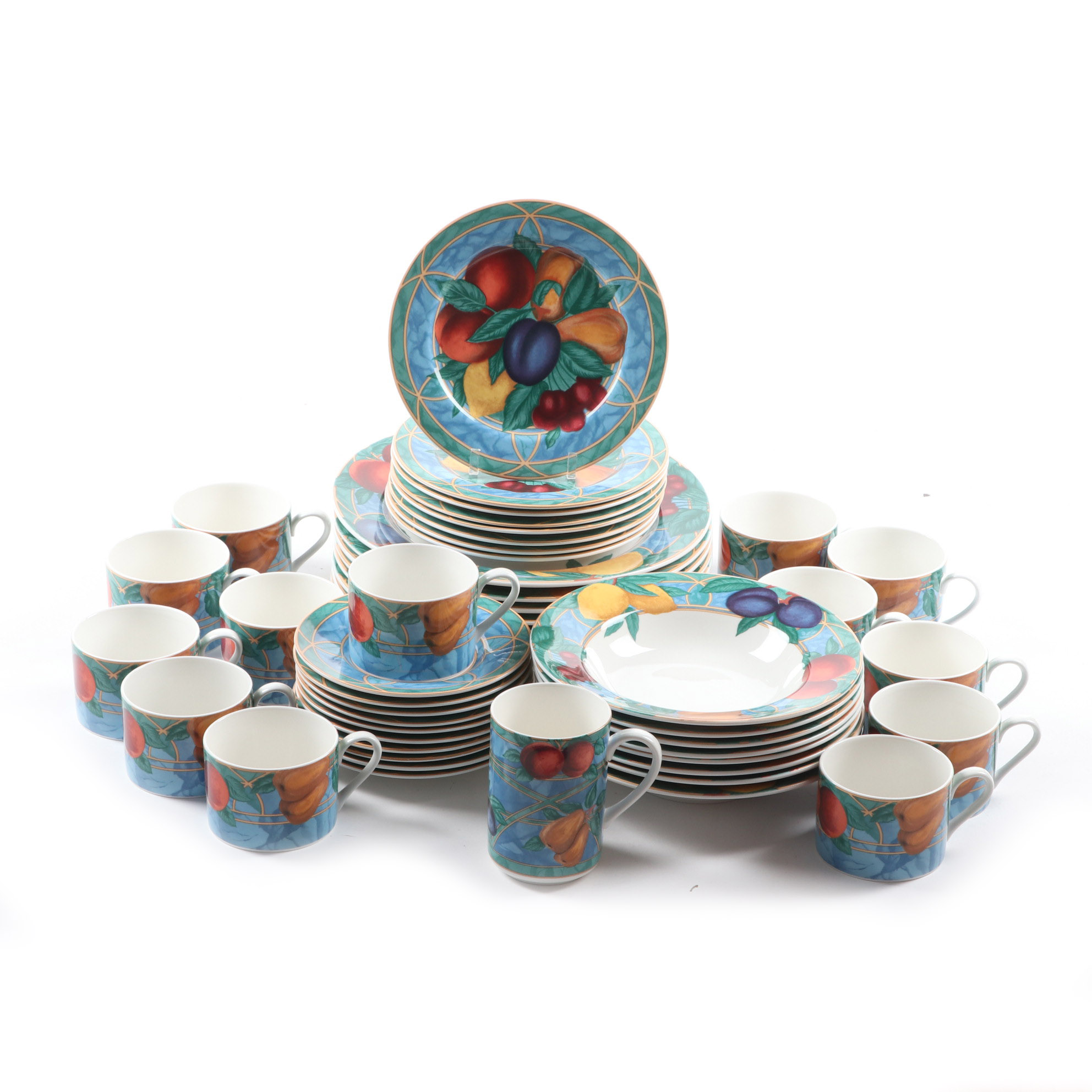 Victoria & Beale "Forbidden Fruit" Casual Porcelain Dinnerware, 1995