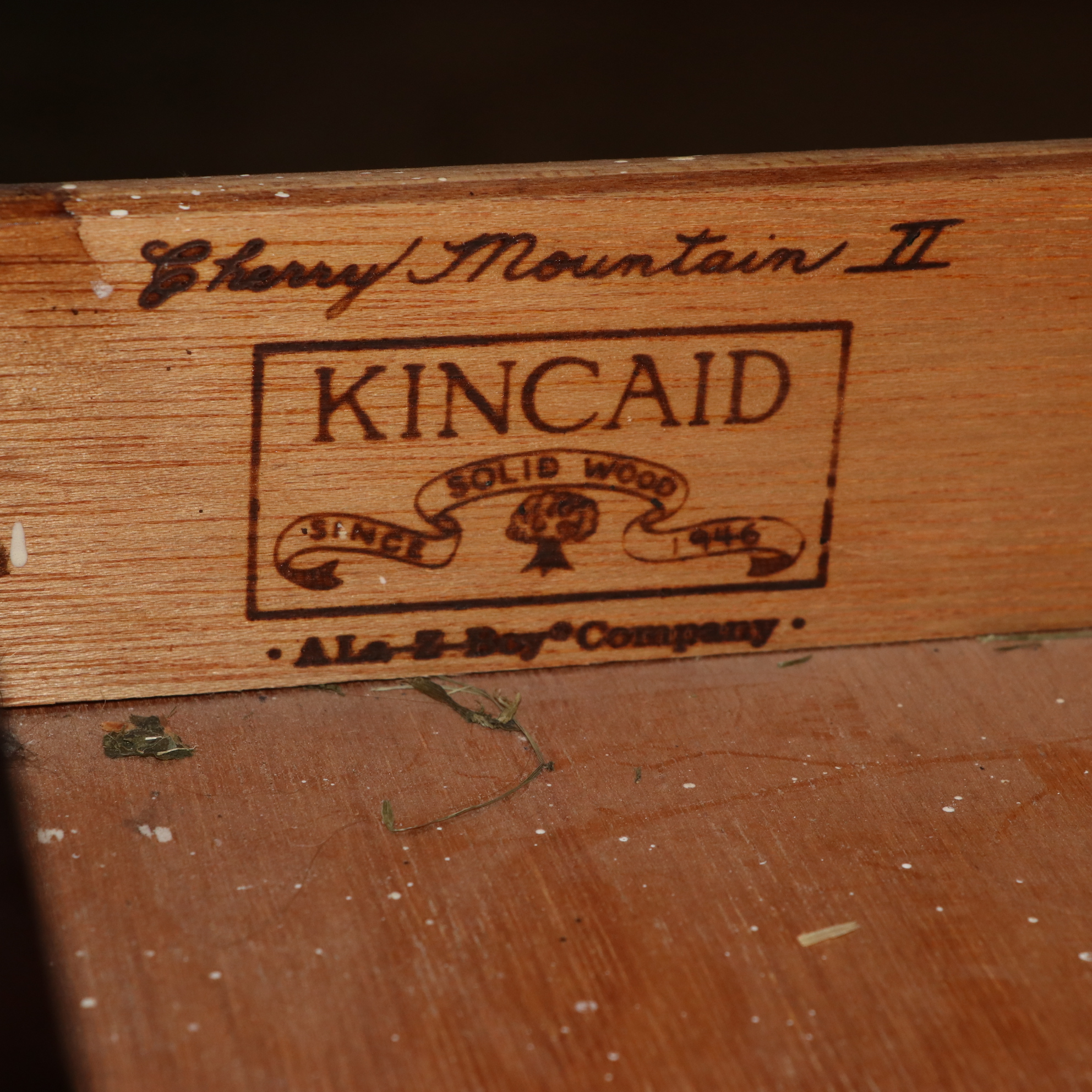 Pair of Kincaid Furniture "Cherry Mountain II" Queen Anne Style Side