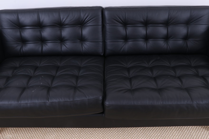 ikea morabo leather sofa review