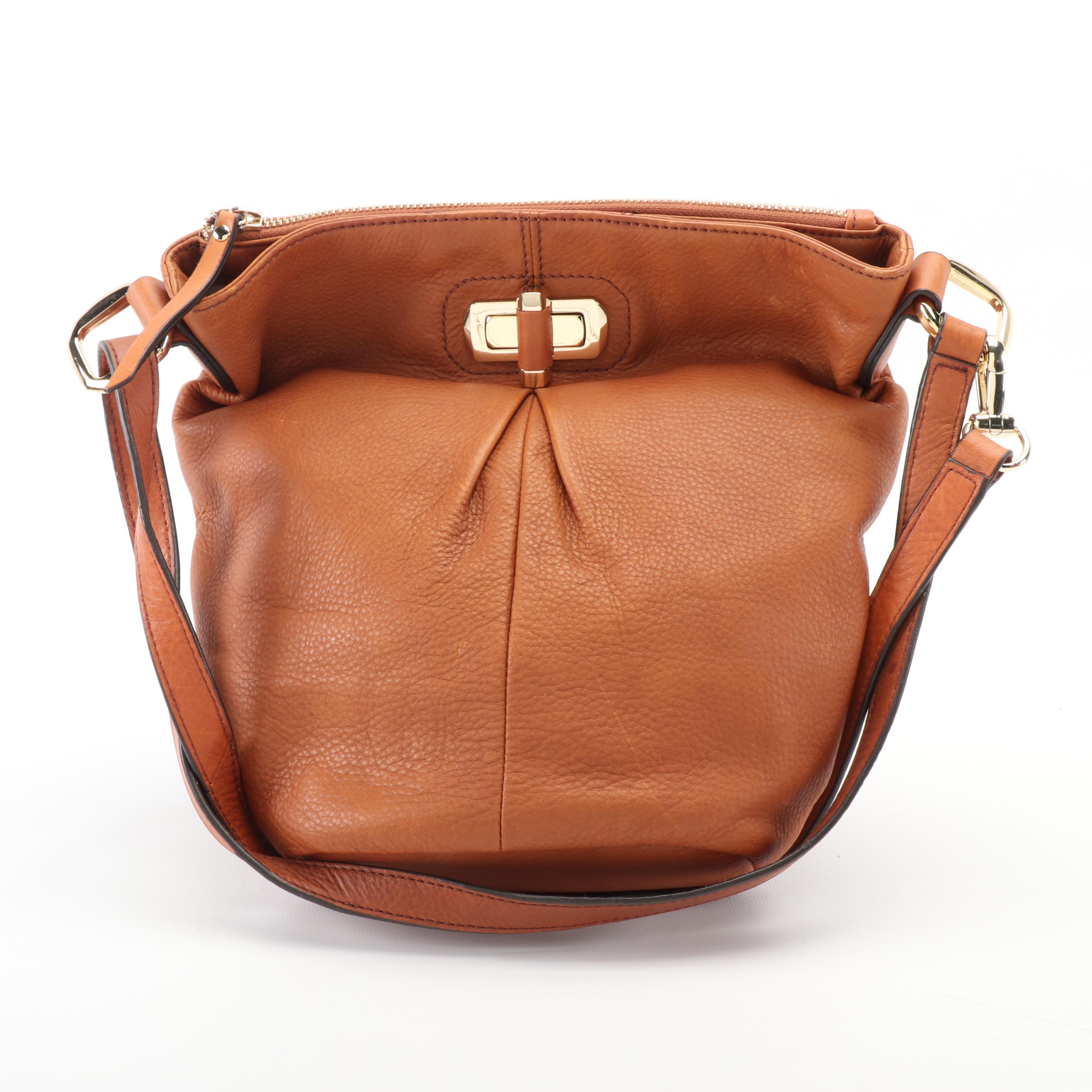 B. Makowsky Two-Way Grained Leather Shoulder Bags | EBTH