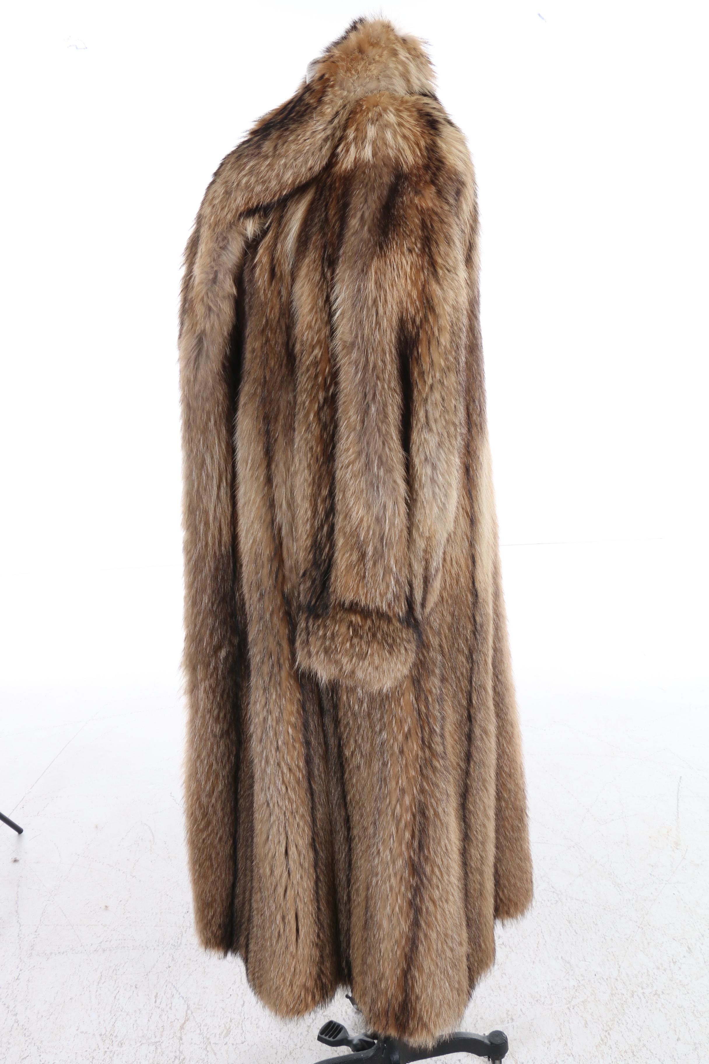Tanuki Fur Full-Length Coat, Mid to Late 20th Century | EBTH