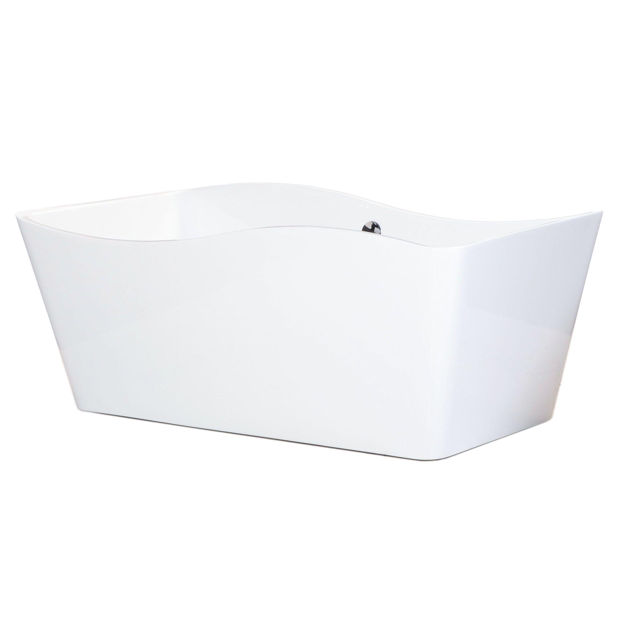 67" Renlo Acrylic Freestanding Bath Tub with PopUp Drain EBTH