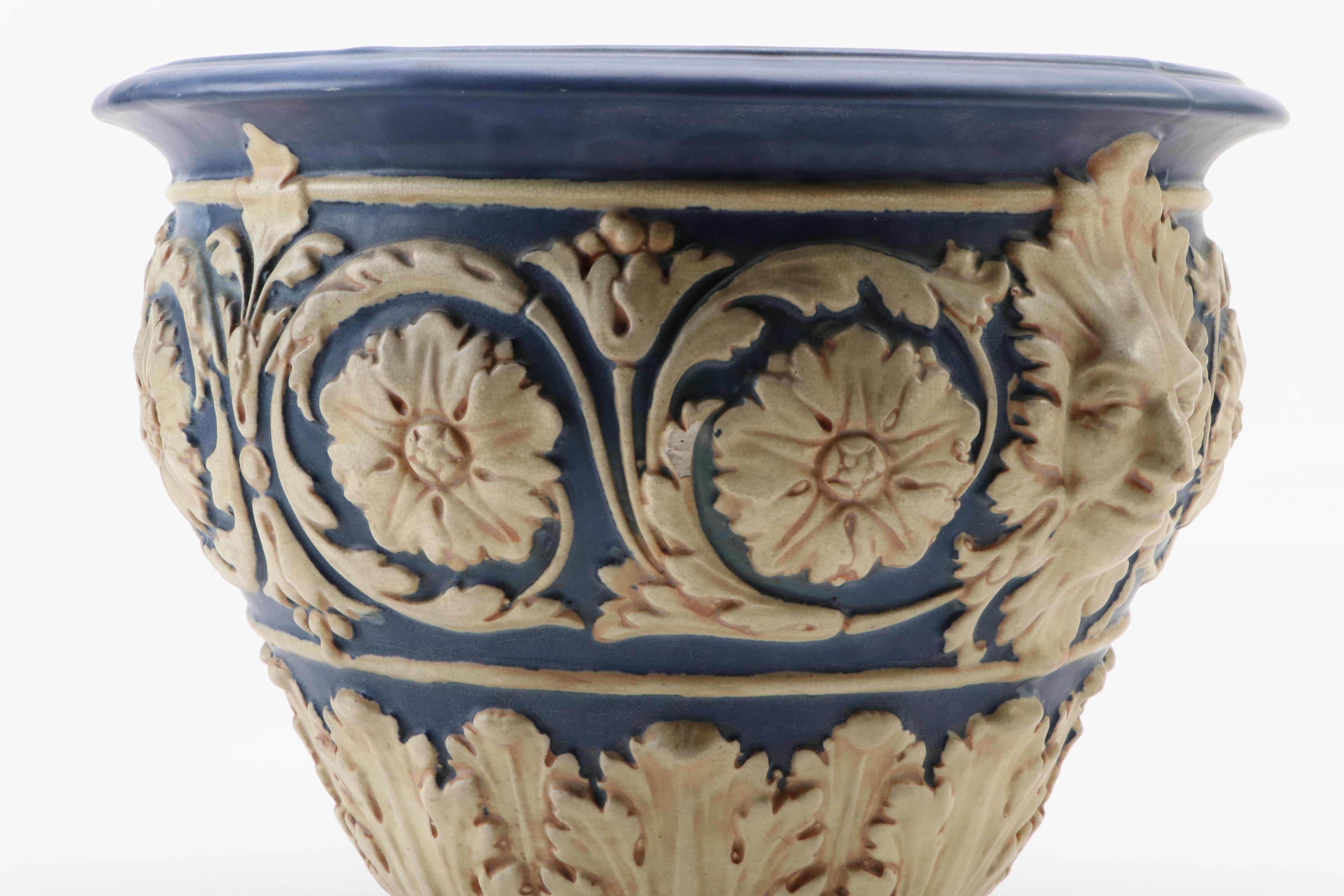 Weller Pottery Flemish Blue Ware Jardinière, Early 20th Century | EBTH