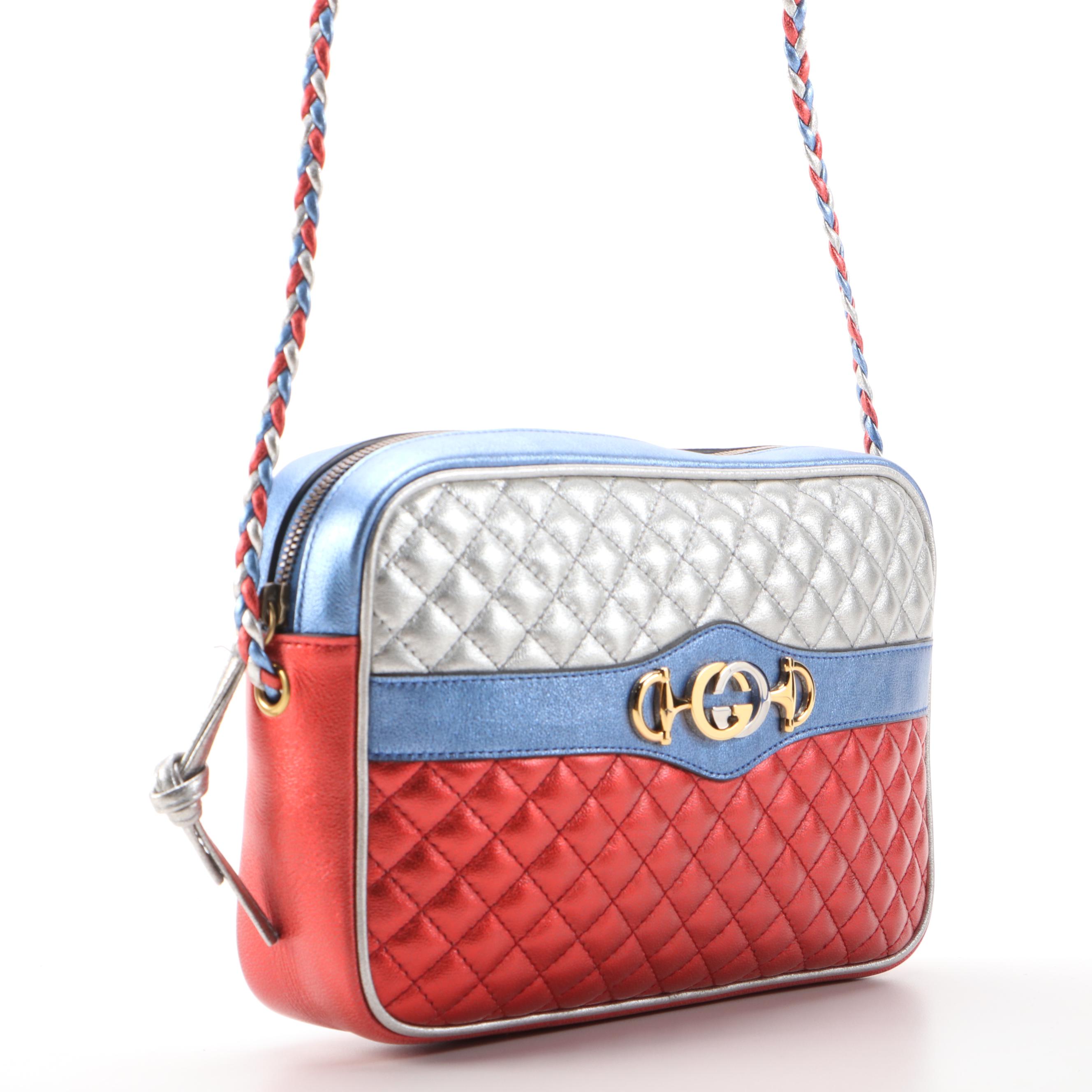 Gucci Trapuntata Camera Bag in Laminated Quilted Leather EBTH