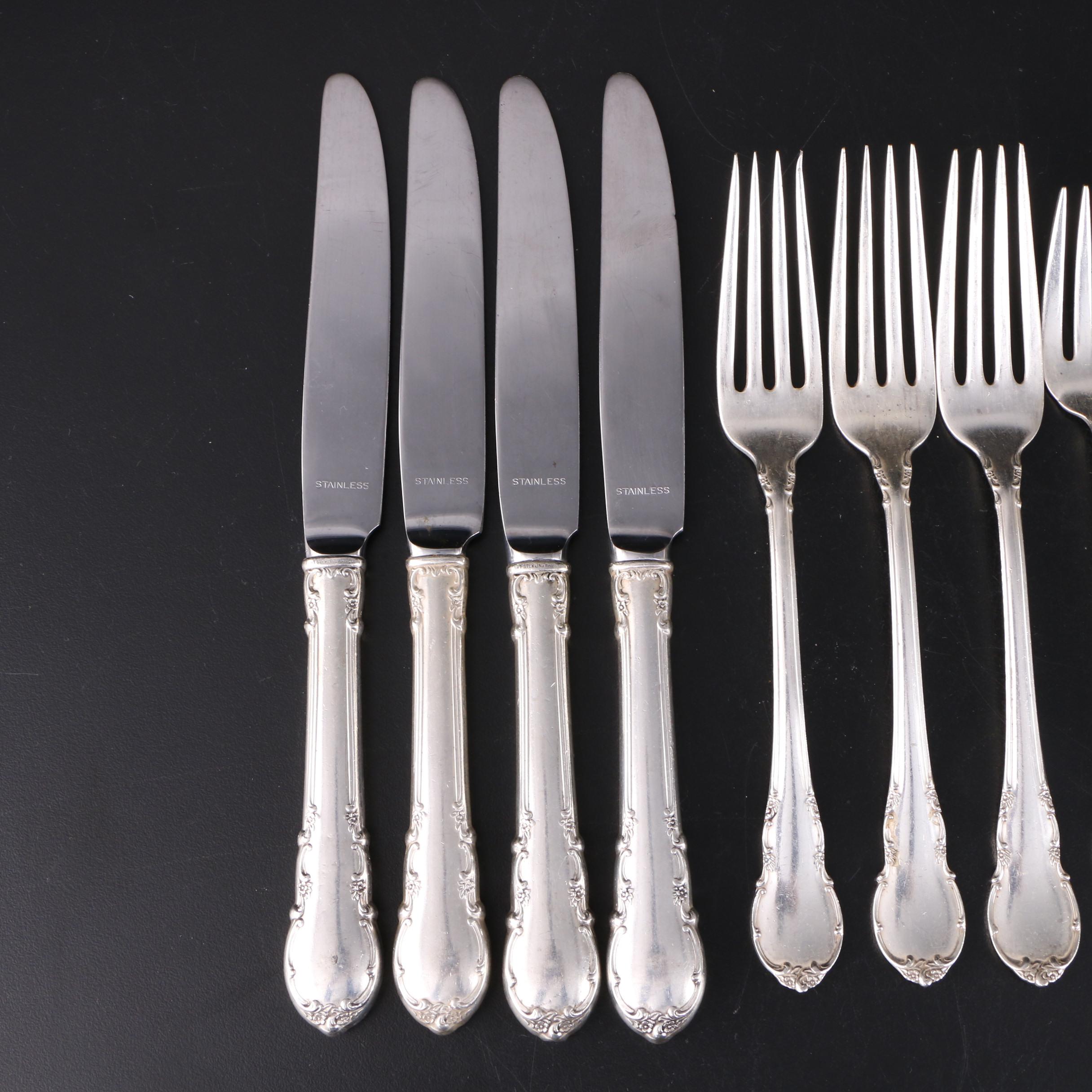 Lunt "Modern Victorian" Sterling Silver Flatware | EBTH