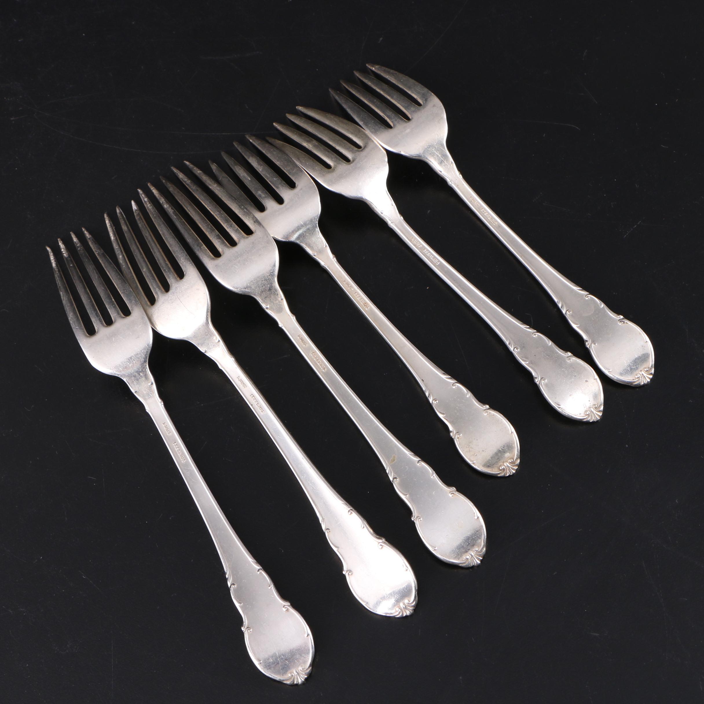 Lunt "Modern Victorian" Sterling Silver Flatware | EBTH