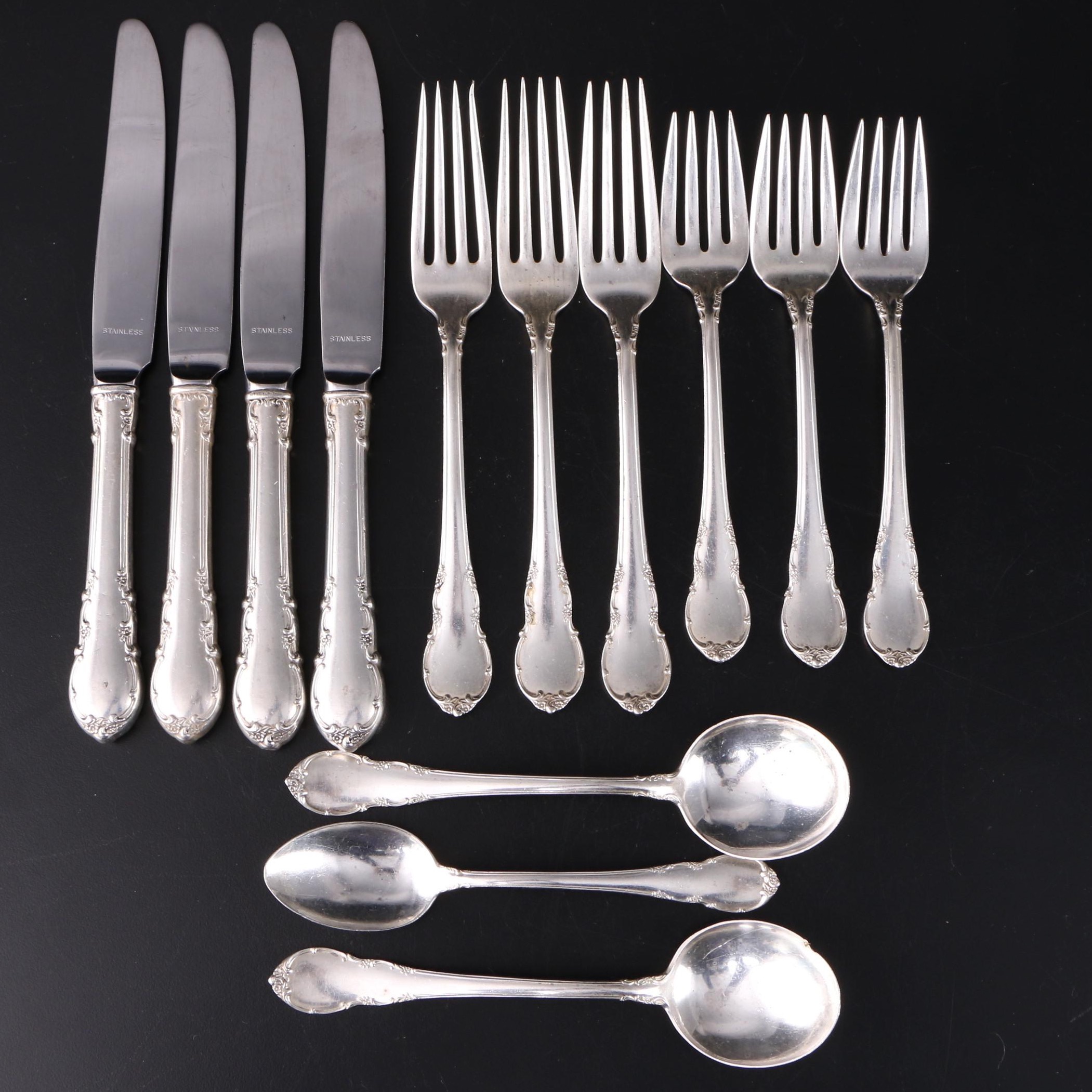 Lunt "Modern Victorian" Sterling Silver Flatware EBTH