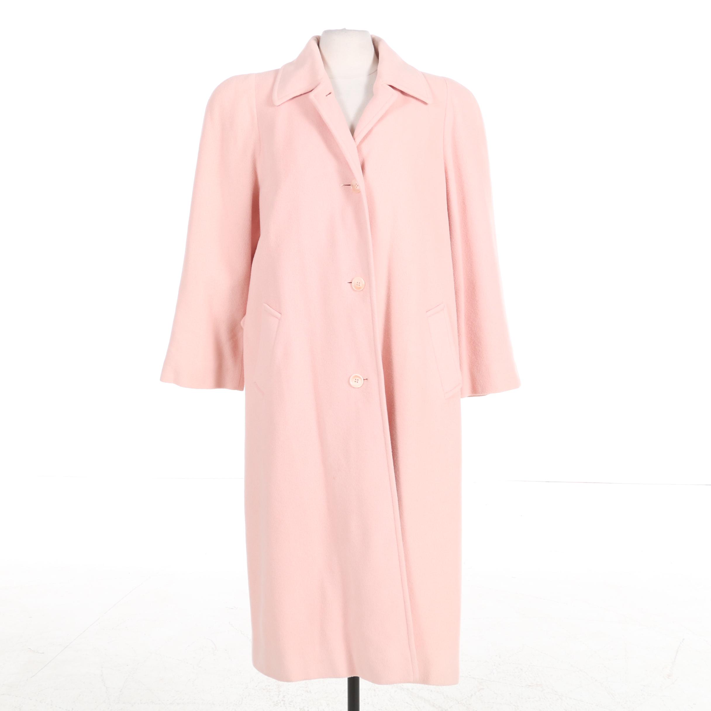 NeimanMarcus Cashmere Overcoat in Pink, Vintage EBTH