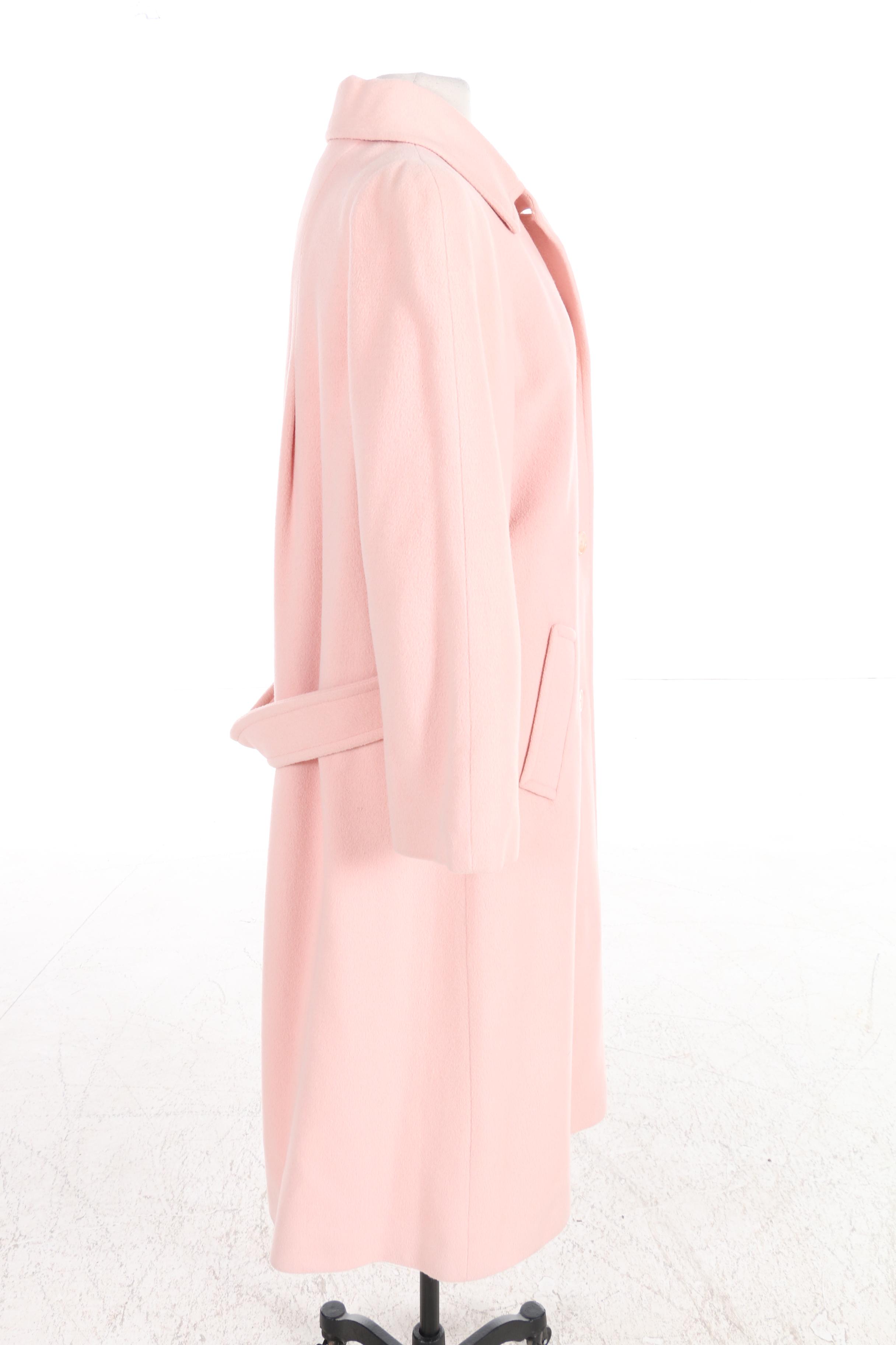 NeimanMarcus Cashmere Overcoat in Pink, Vintage EBTH