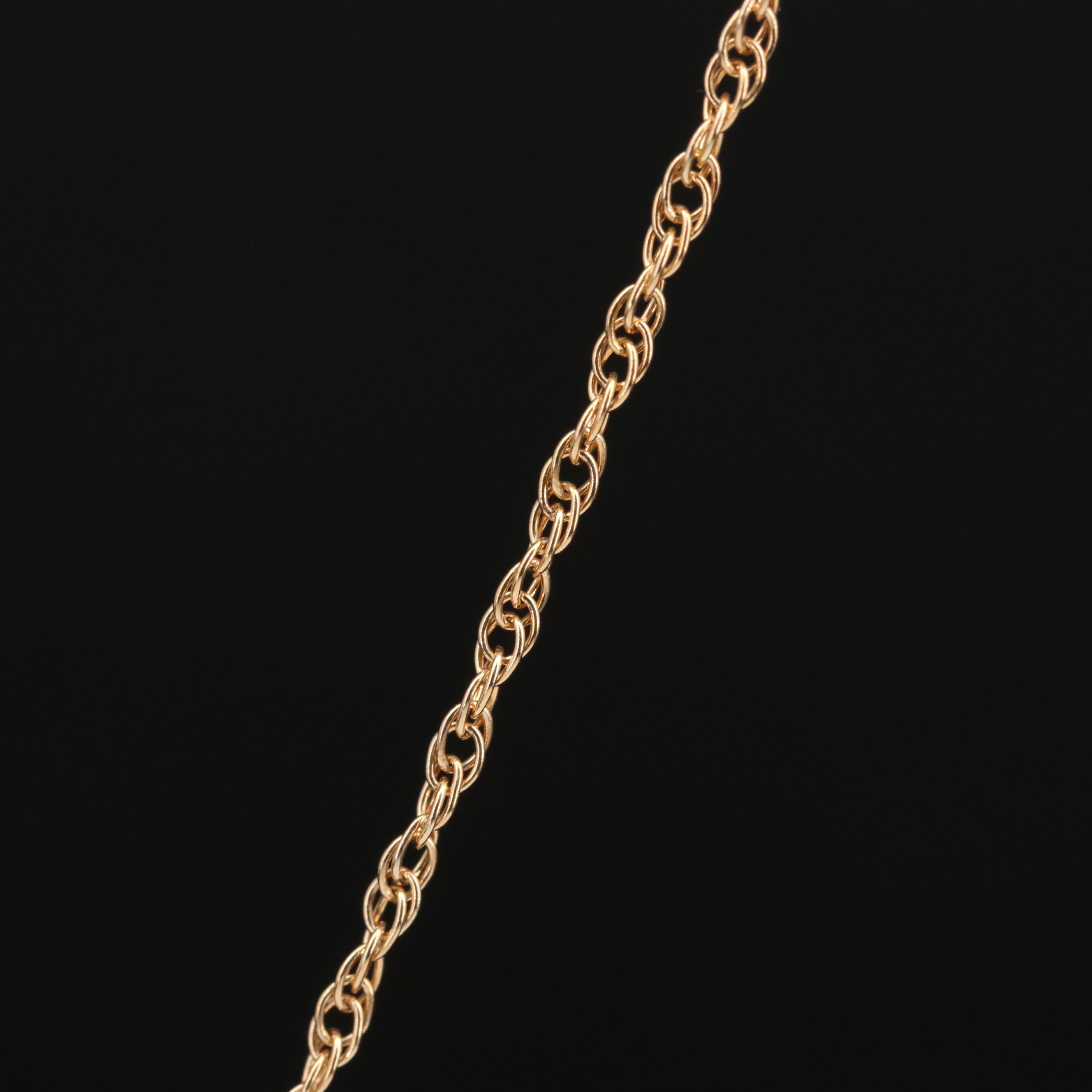 Sterling Silver "K" Pendant Necklace EBTH