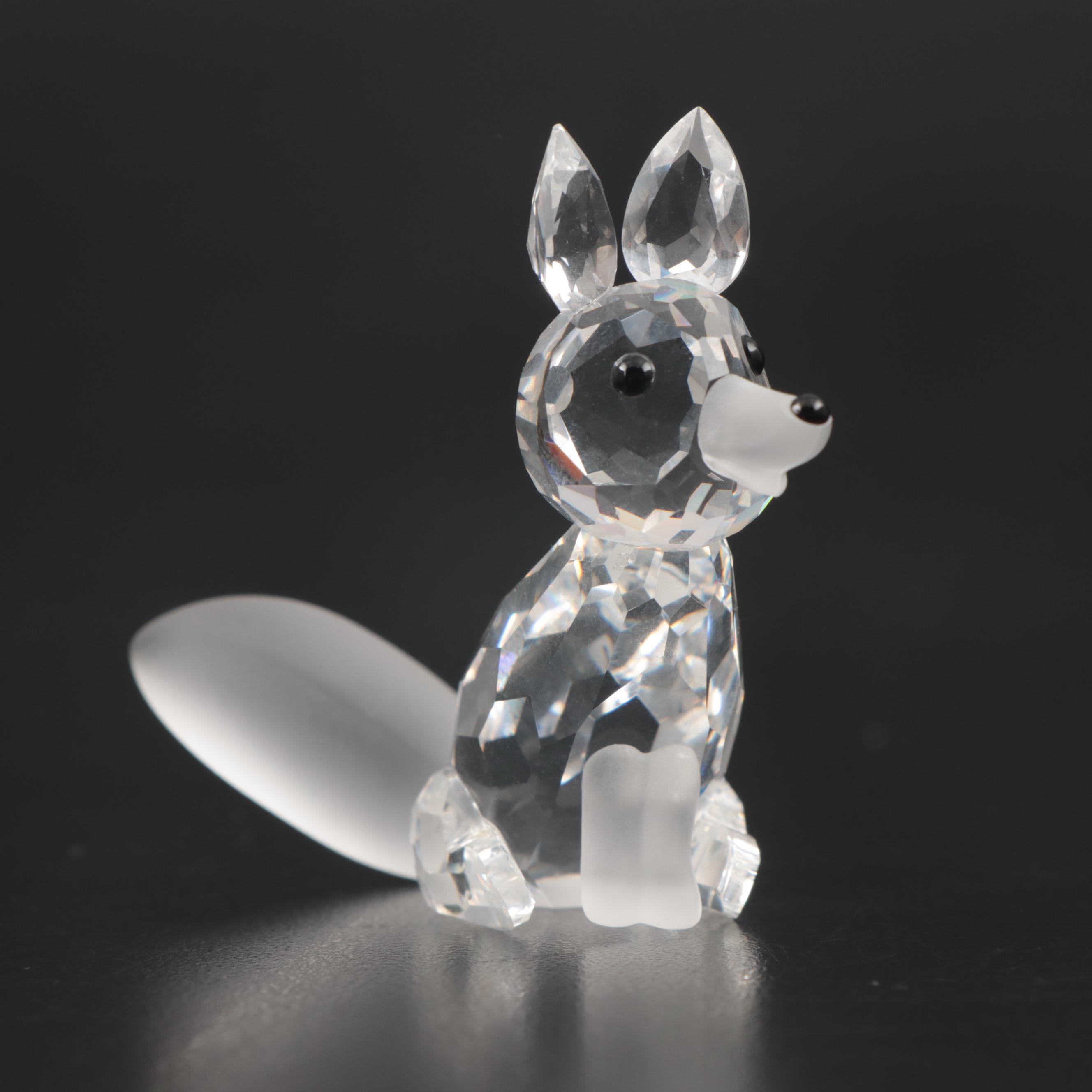 Swarovski Crystal Animal Figurines Including "Fox" and "Dachshund" EBTH